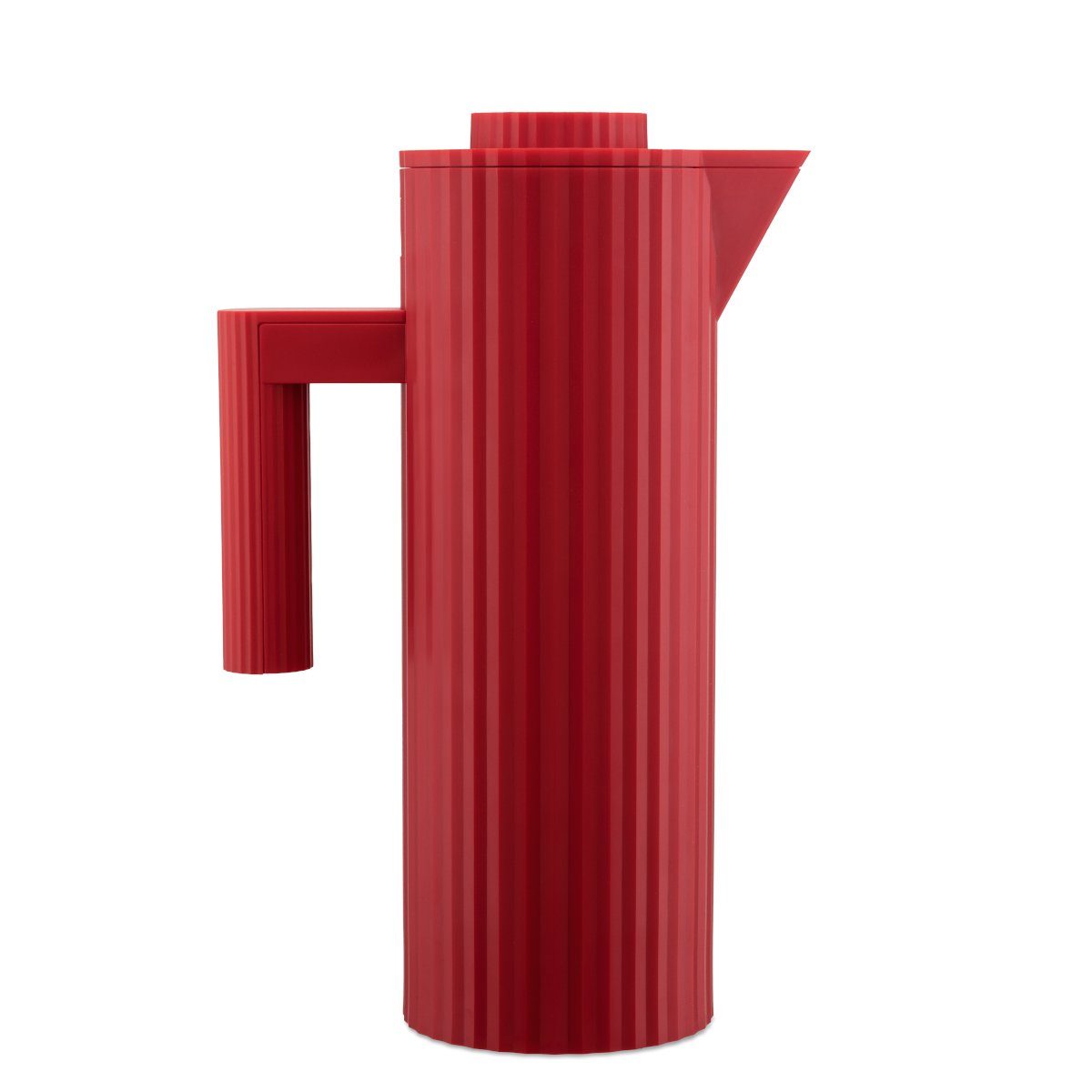 Alessi Isolierkanne Isolierkanne l Plissé Rot Farbwahl, 1l - 1