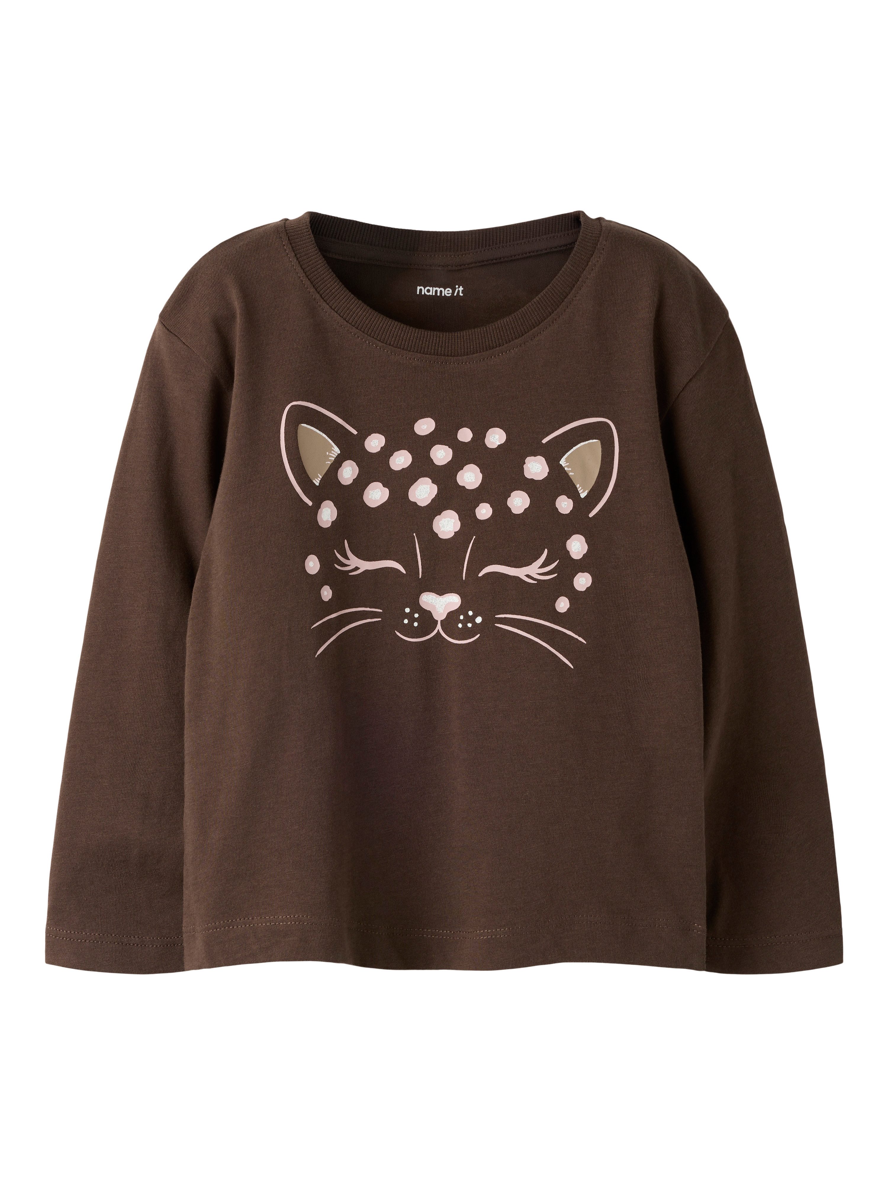 Name It Langarmshirt NMFLAUREN LS NREG TOP Baumwolle, regular fit