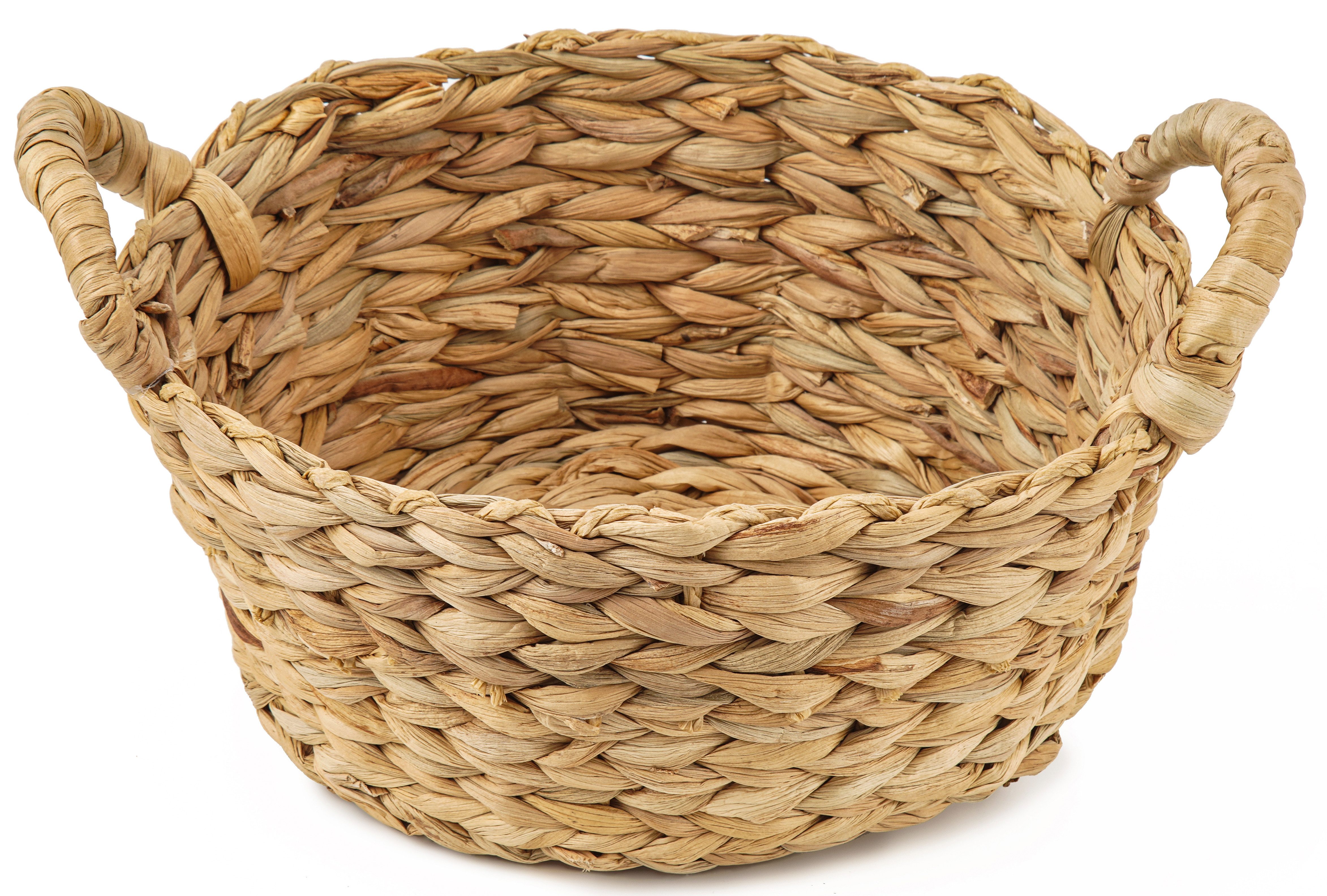 ECHTWERK Aufbewahrungskorb Runder Flechtkorb, 30 x 24 x 16 cm (1 St), aus W günstig online kaufen