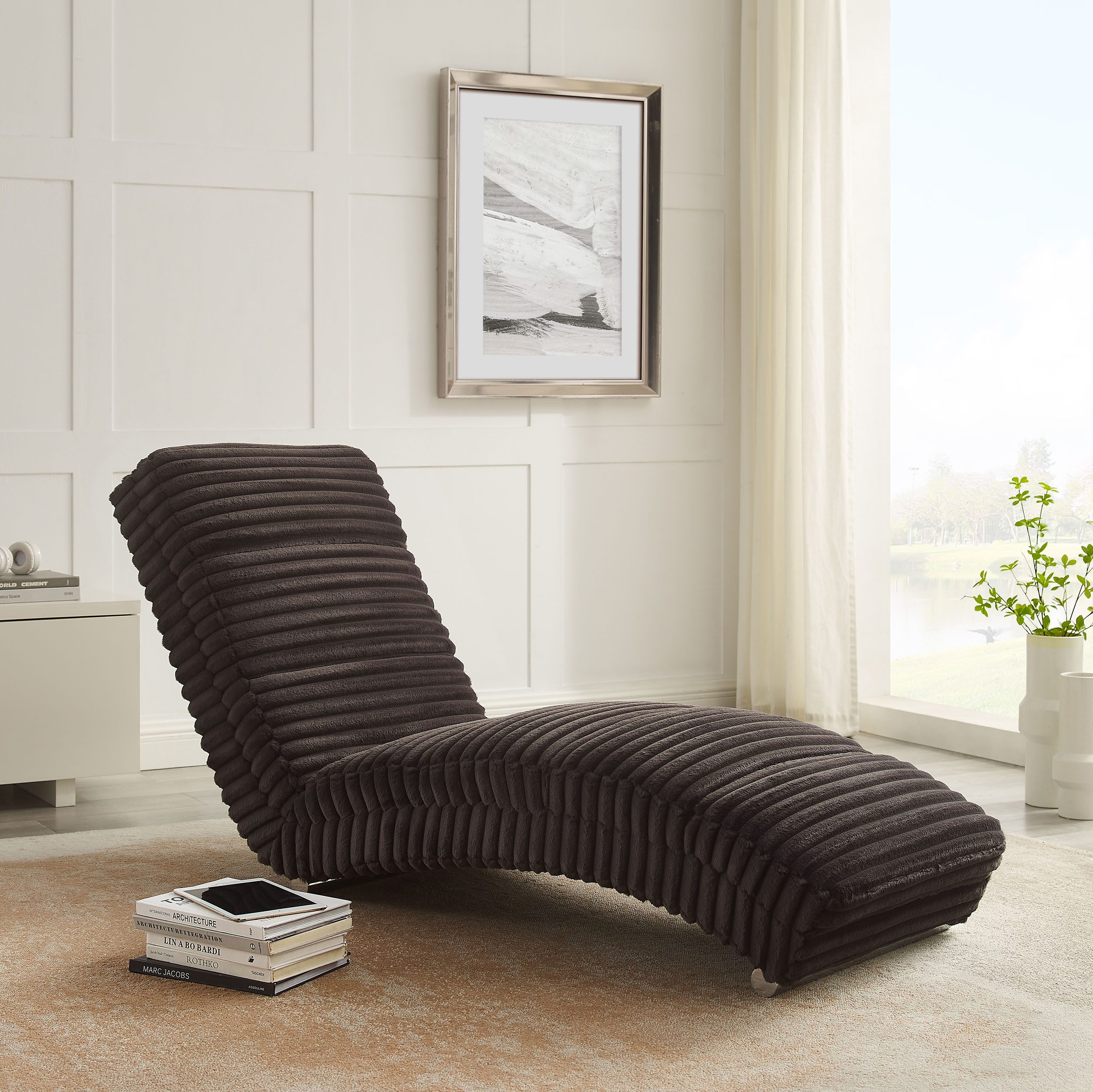 SalesFever Relaxliege Komfortable Relaxliege, Quergesteppt, Oeko-Tex zertifizierter Bezug, PFC-frei