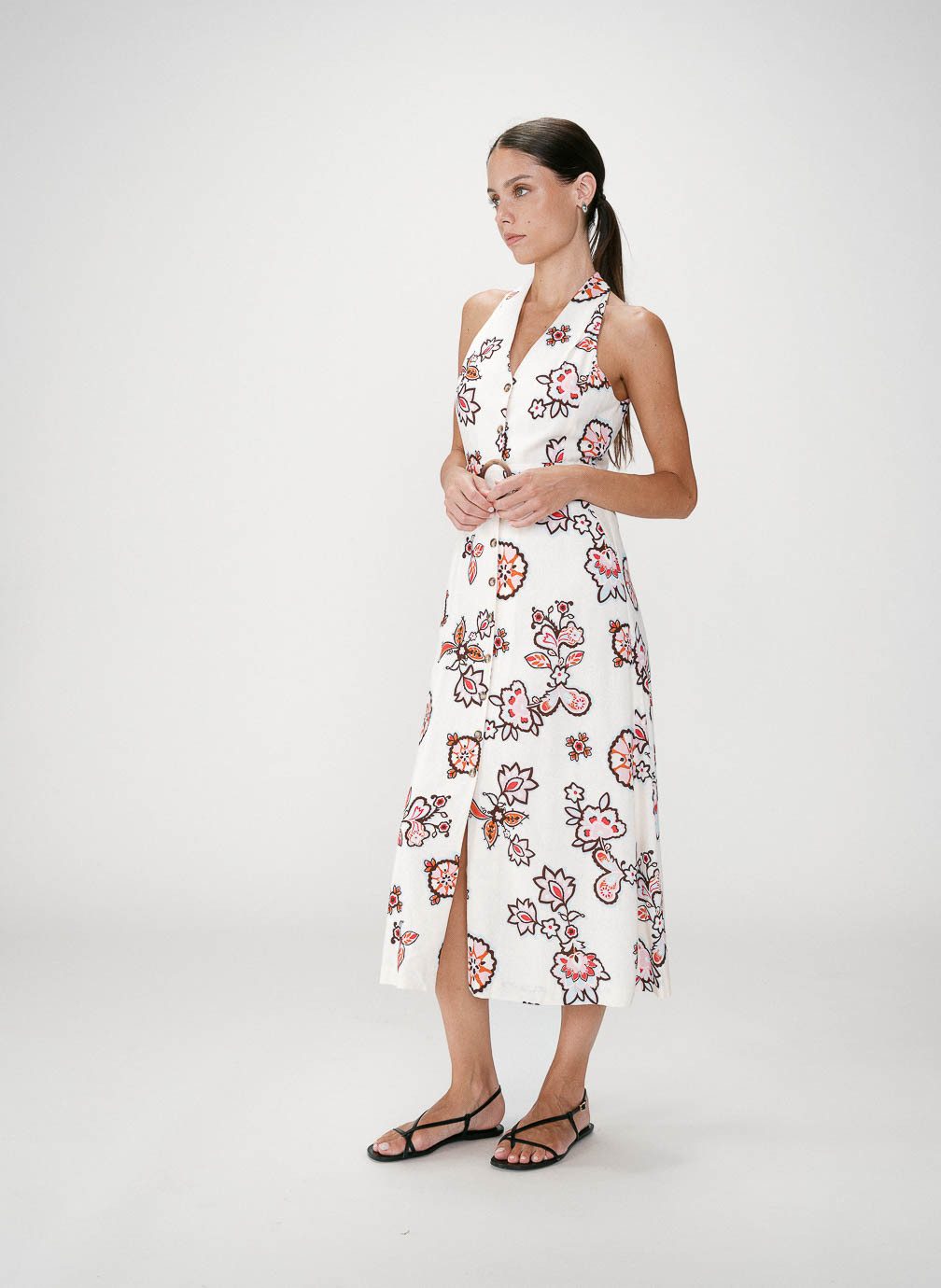 Grace & Mila Sommerkleid WINK - Sommerkleid Damen - geblümtes Kleid