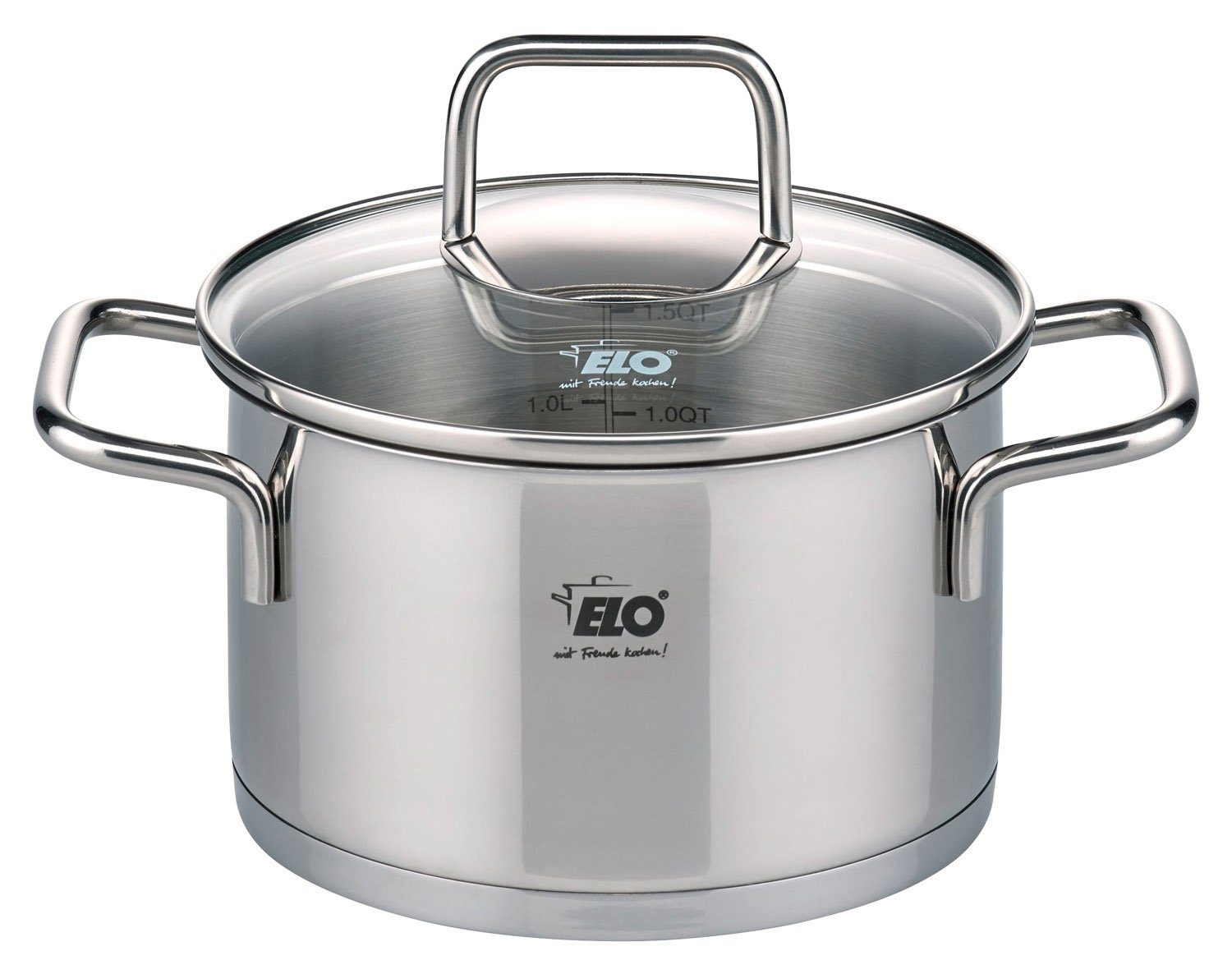 Elo Kochtopf CITRIN, Fleischtopf, Edelstahl, Ø 14 cm, Edelstahl