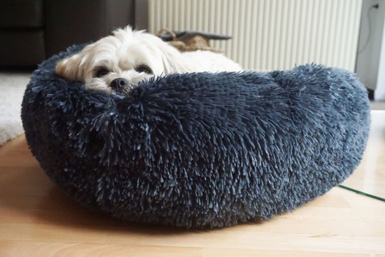 Nobby Hundekorb Nobby Kuschelbett Donut Classic Esla dunkelblau