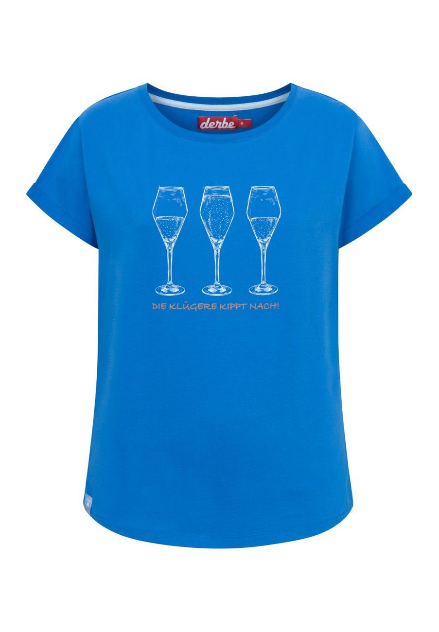 Derbe Print-Shirt Die Klügere Damen T-Shirt (1-tlg) günstig online kaufen