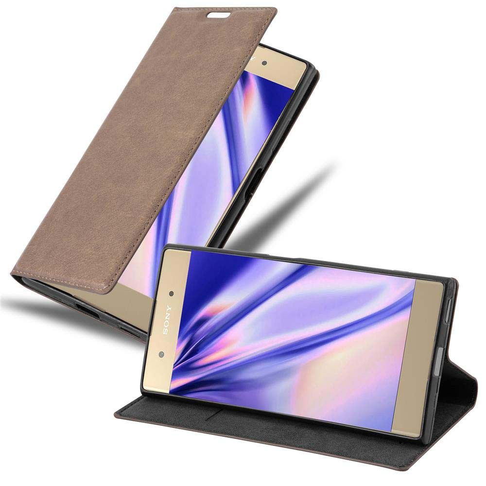 Cadorabo Handyhülle für Sony Xperia XA1 PLUS Hülle Sony Xperia XA1 PLUS, Hülle Schutzhülle mit Standfunktion, Magnetverschluss und Kartenfach