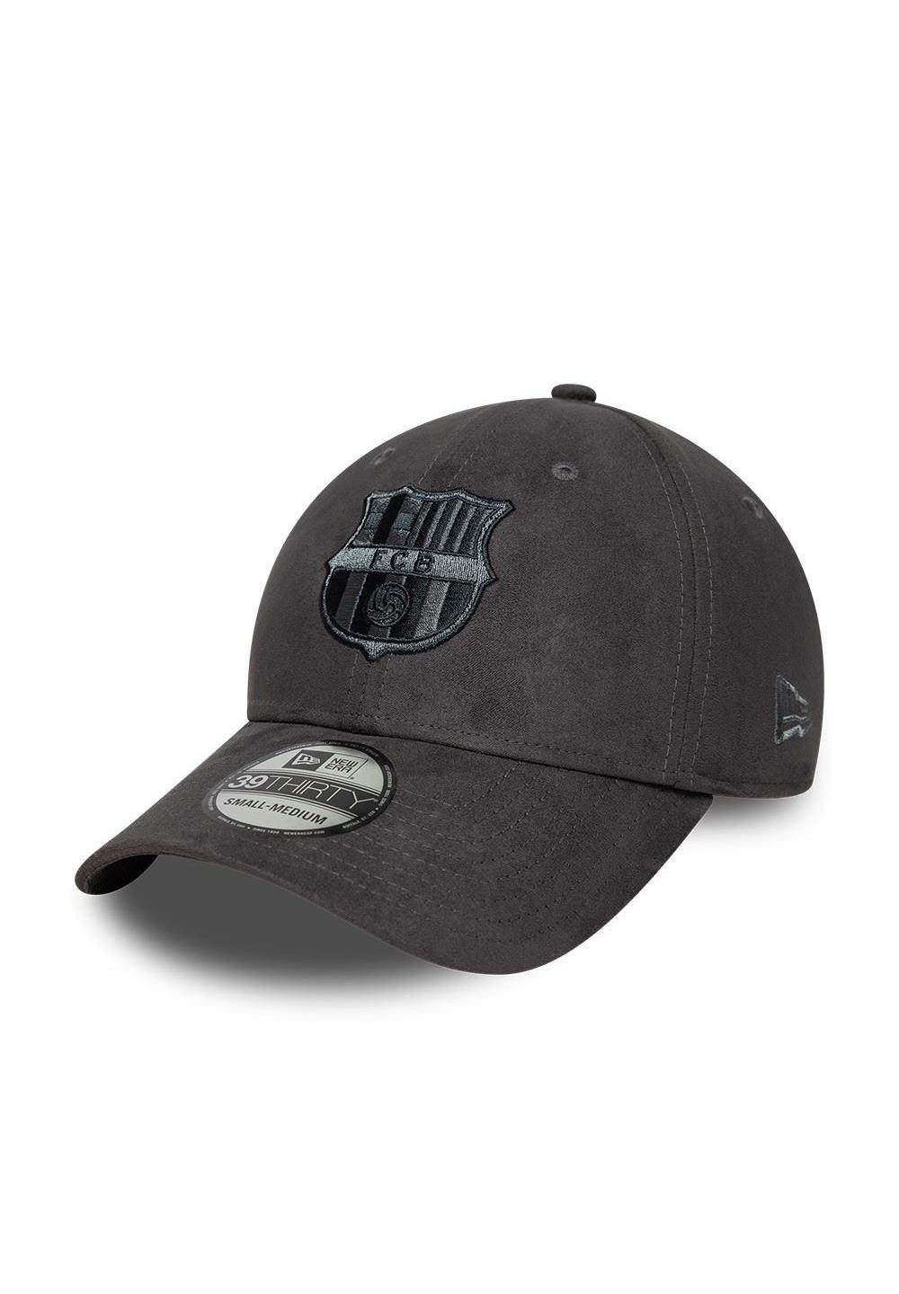 New Era Flex Cap FC Barcelona New Era Faux Suede 39Thirty Cap Dunkelgrau (1-St)