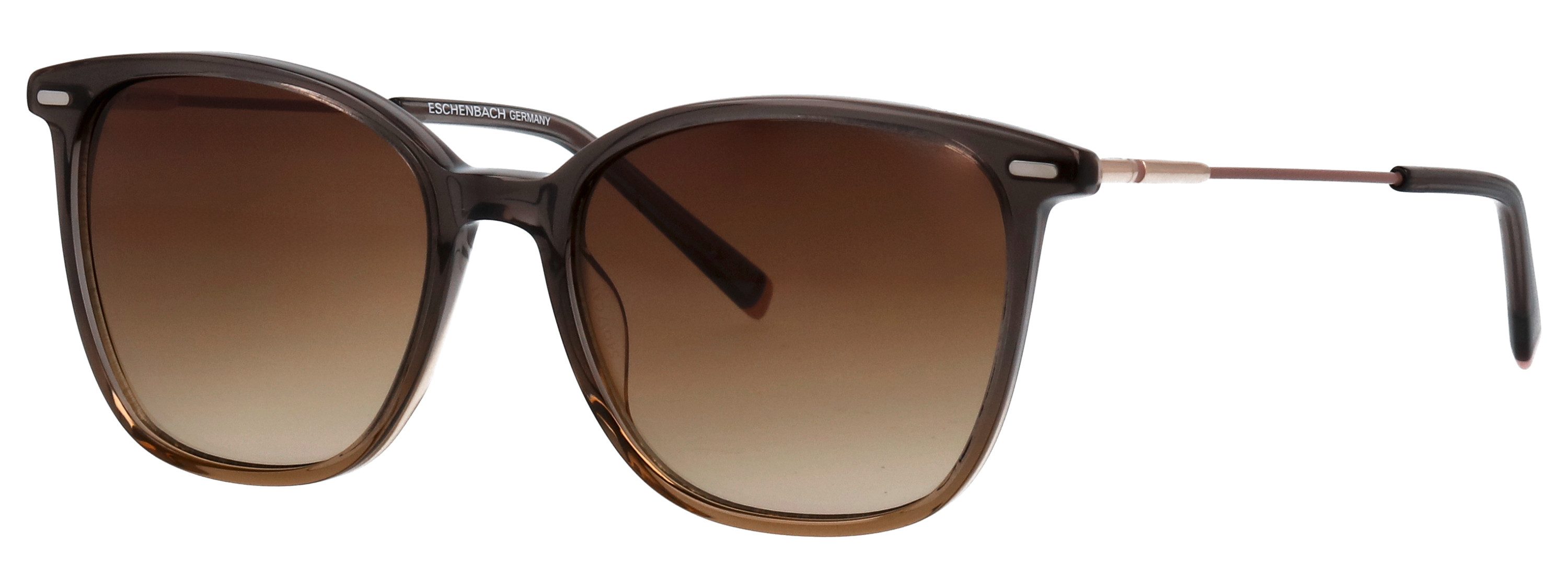 HUMPHREY´S eyewear Sonnenbrille Modell 585346 Form Karree/Soft, Logoschriftzug auf Bügel, Kombifassung
