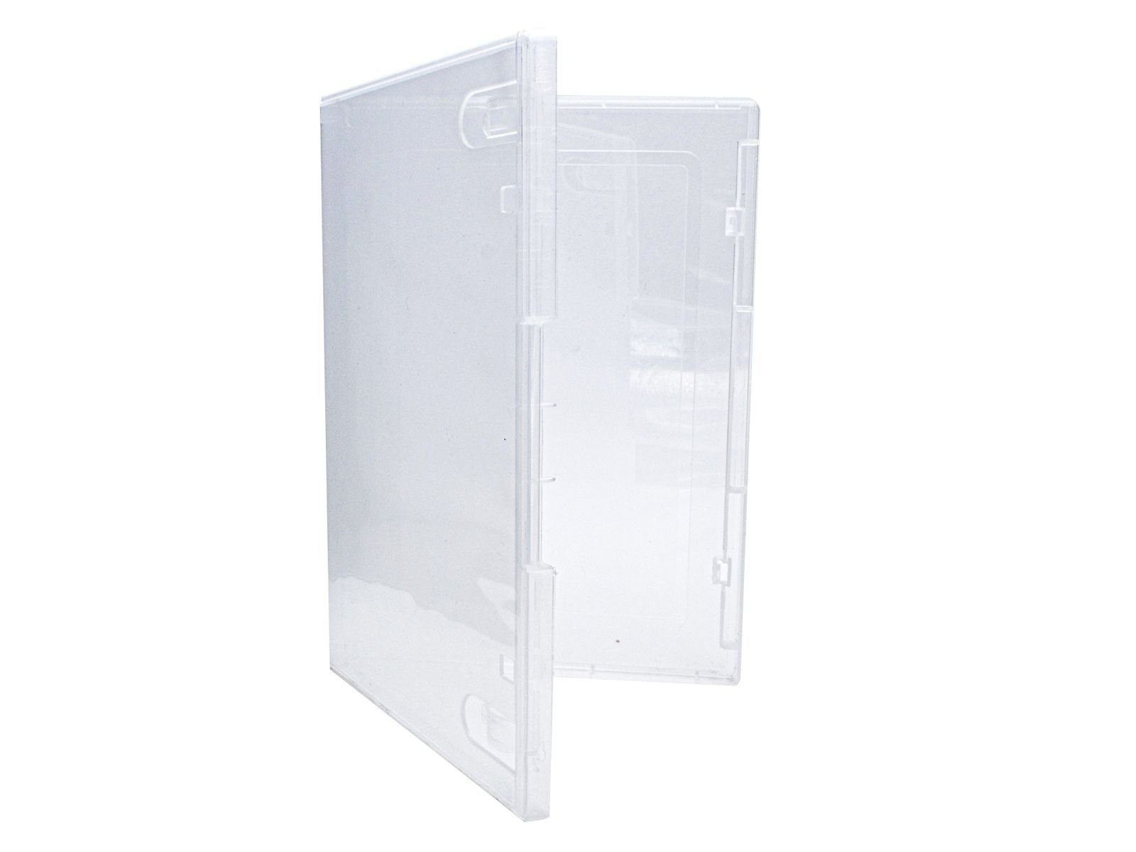 Kronenberg24 Aufbewahrungsbox Freestyle Multi-Storage Box im DVD Standard Format, kleine Aufbewahrungsbox mit Deckel 20 Stück 135x190x15mm transparent