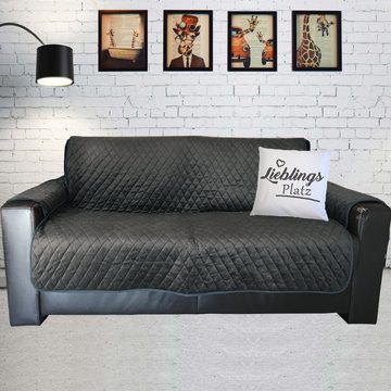 Sofaschoner Sofahusse mit Sherpa Schonbezug für 3-Sitzer Sofas JEMIDI