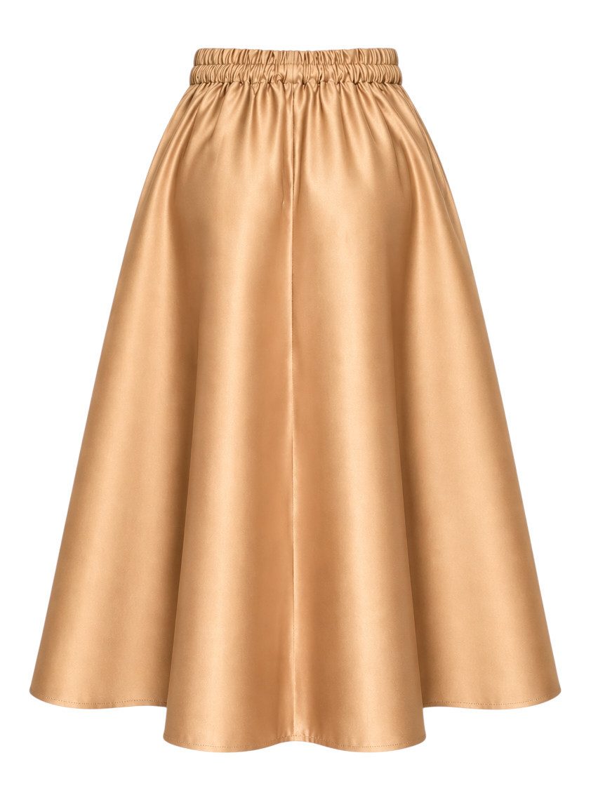 Mississhop A-Linien-Rock Damen Abendlicher Maxirock – eleganter Anlass Rock, formstabil, S/M