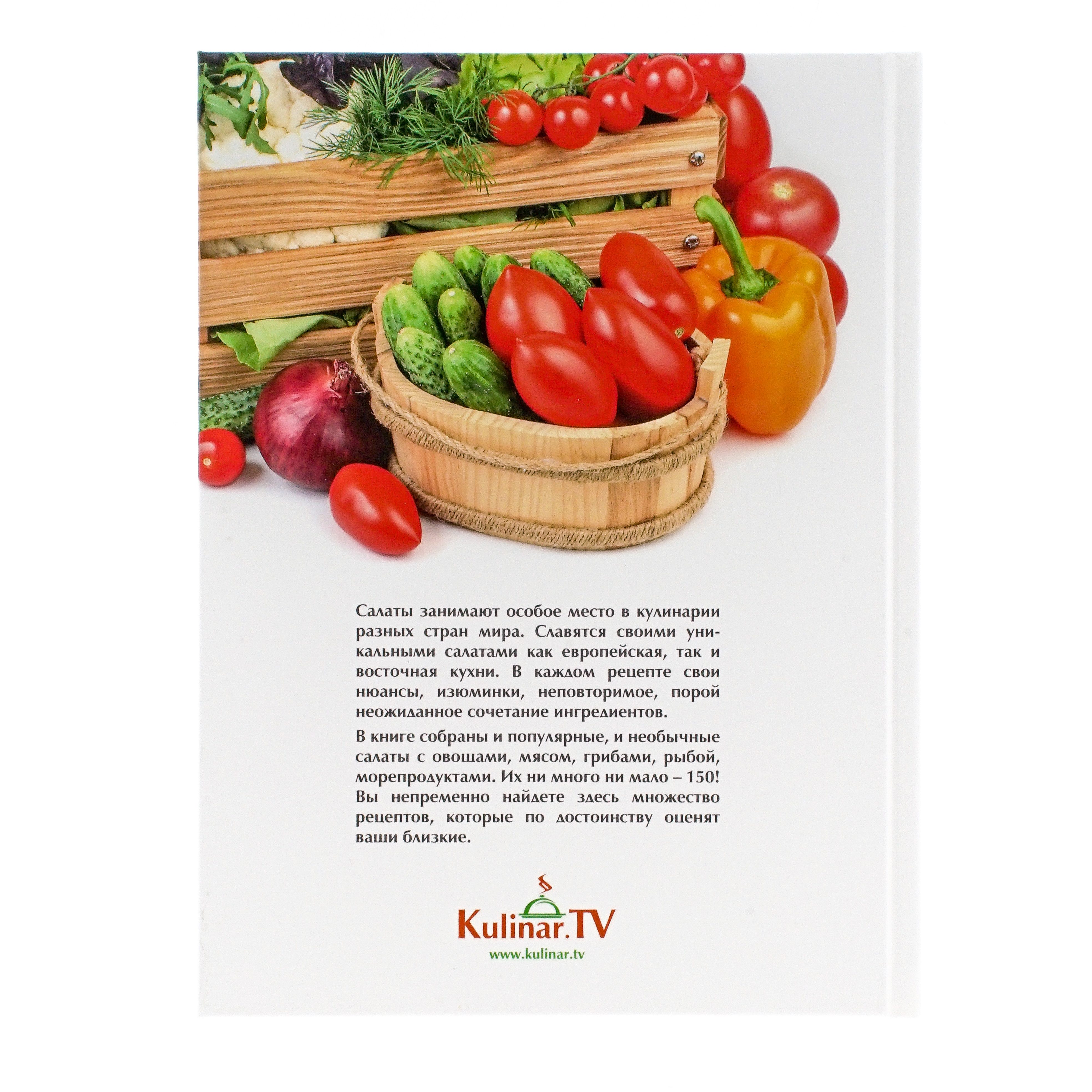 BEM Skizzenbuch "Salate nach Hausart" Kochbuch von Kulinar.TV, 150 Rezepte mit Schritt-für-Schritt Fotos