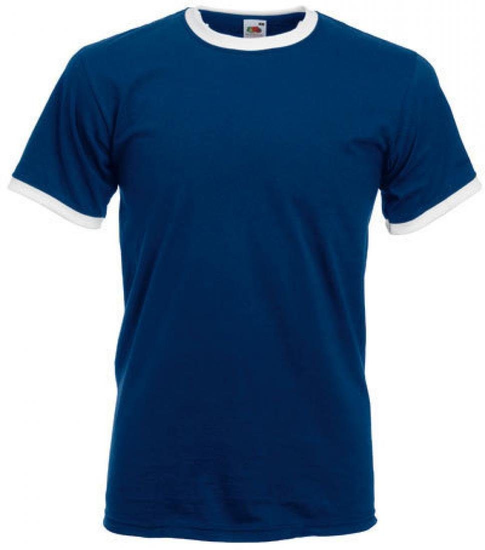 Fruit of the Loom Rundhalsshirt Ringer Herren T-Shirt günstig online kaufen