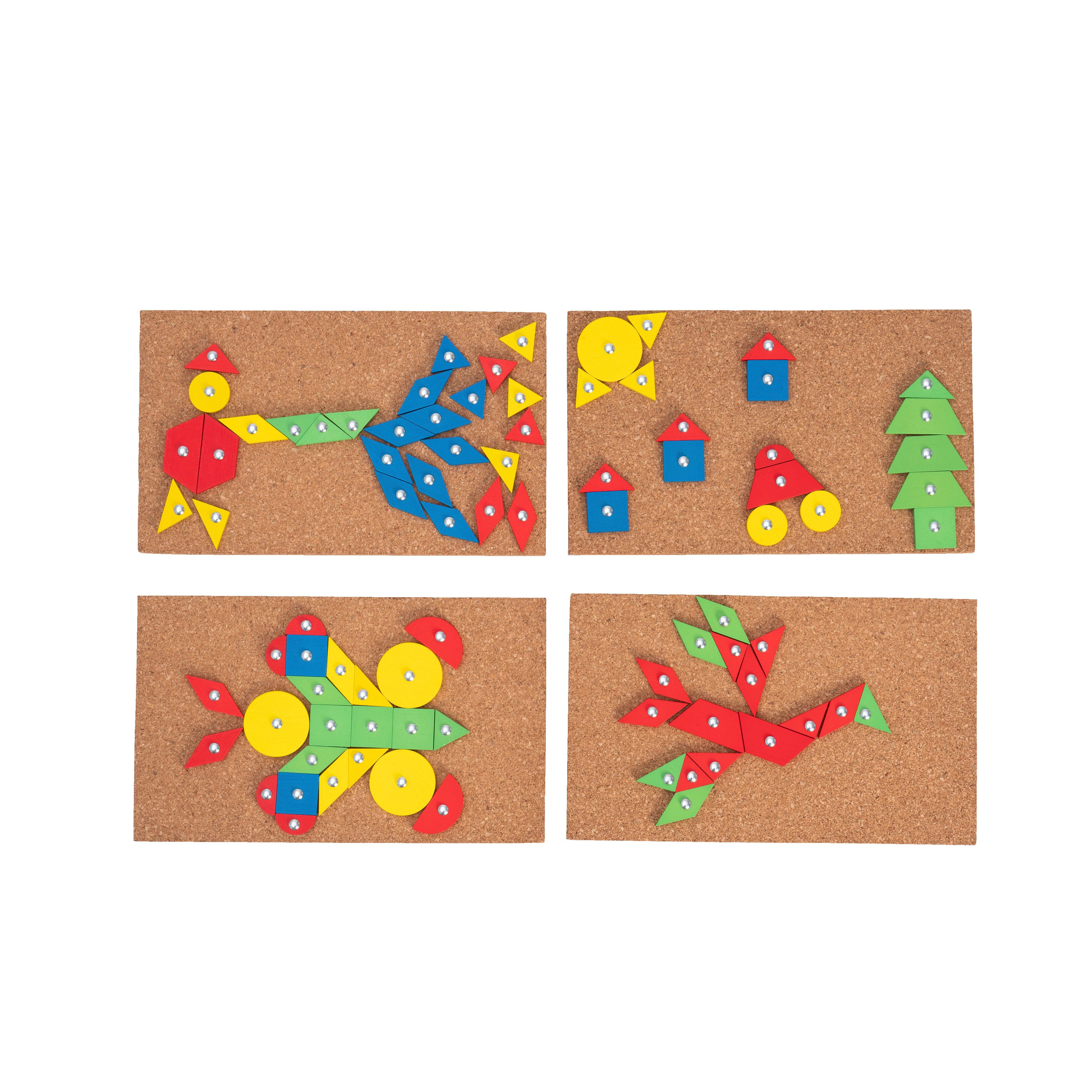 Betzold Lernspielzeug Hämmerchenspiel-Set – Kreatives Nagelspiel Kinder Bas günstig online kaufen