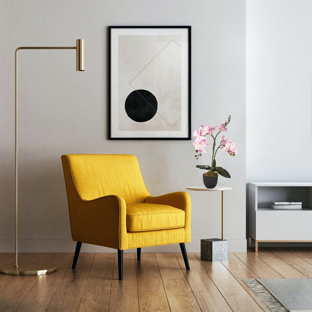 Kunstorchidee Künstliche Orchidee Kunstpflanze Pflanze Rosa Pink Kunstblume günstig online kaufen