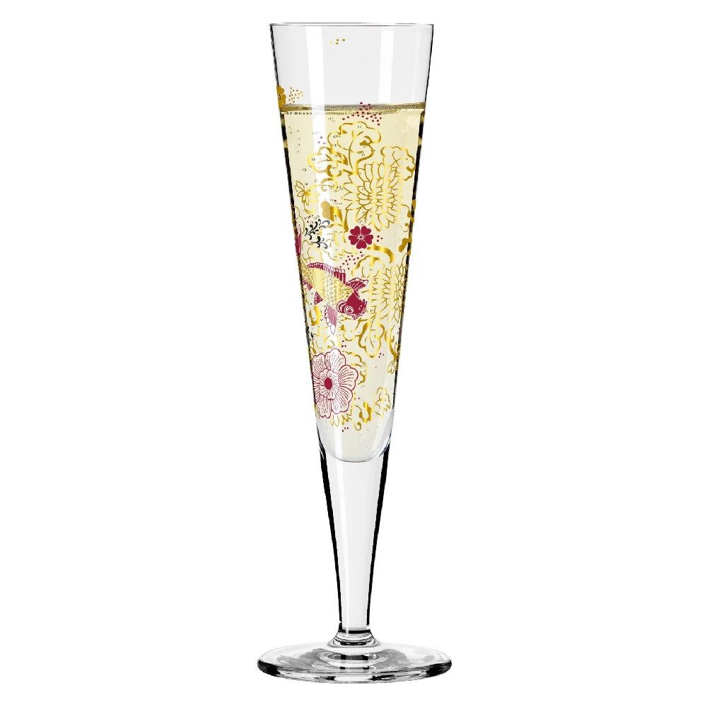 Sektglas Ritzenhoff Goldnacht Champus #23 K. Stockebrand H22