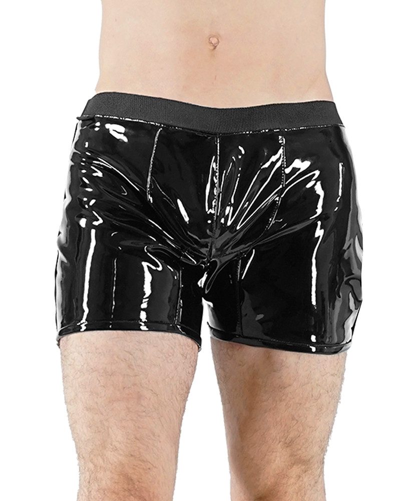 BOCKLE Boxershorts Bockle® Boxer Leder Glanz Boxer Shorts Kunsleder