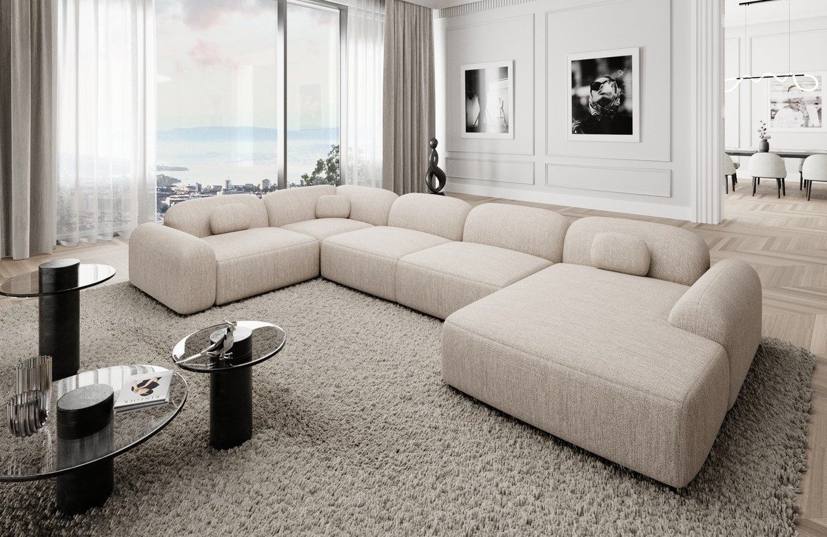 Sofa Dreams Wohnlandschaft Stoff Sofa Polstersofa Stoffcouch Stoffsofa Barc günstig online kaufen