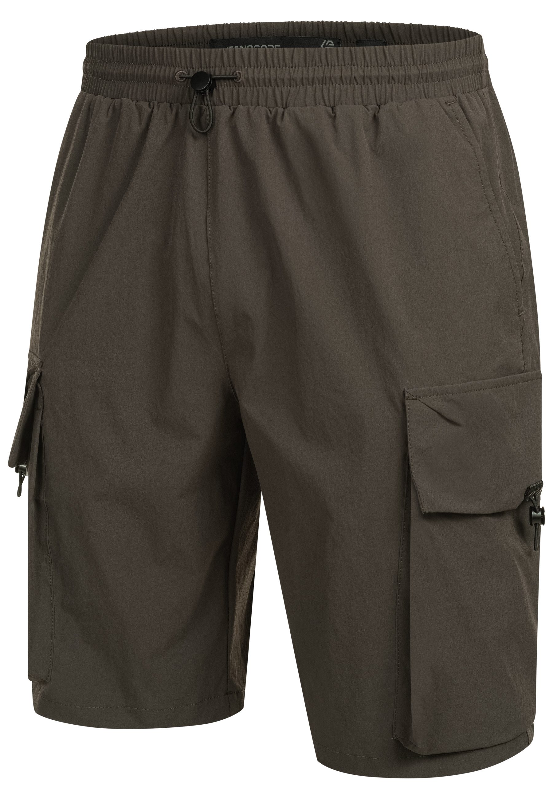 Indicode Cargoshorts Herren INConan Cargo Shorts Herrenshorts aus elastischer Baumwoll-Qualität