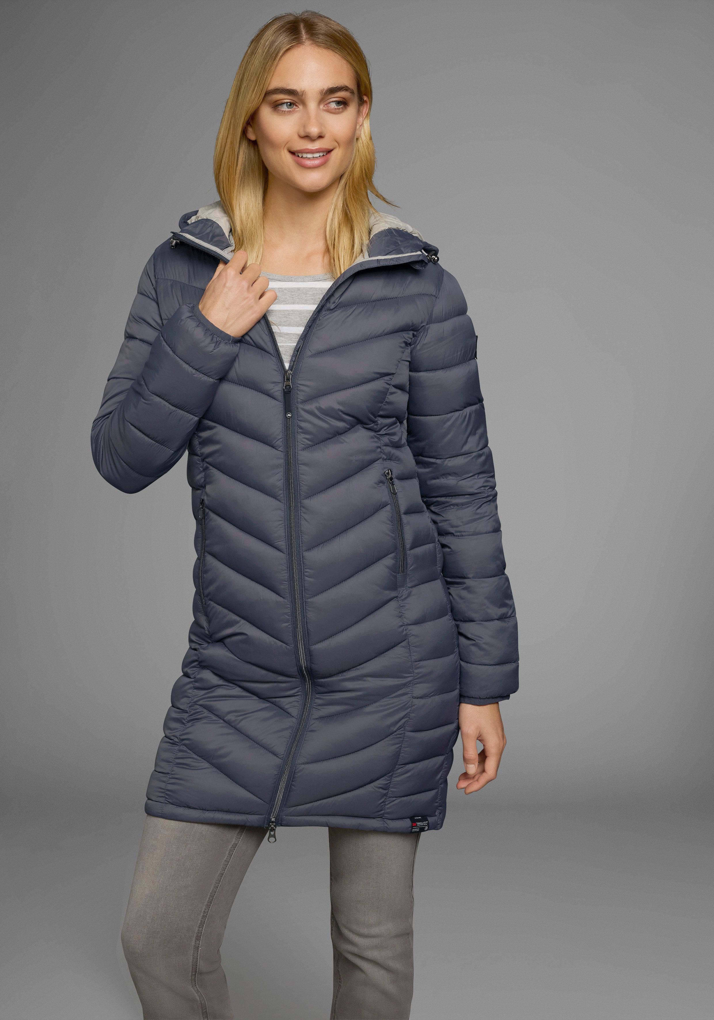 Polarino Steppmantel besonders leicht aber mit großem Wärmerückhaltevermögen
