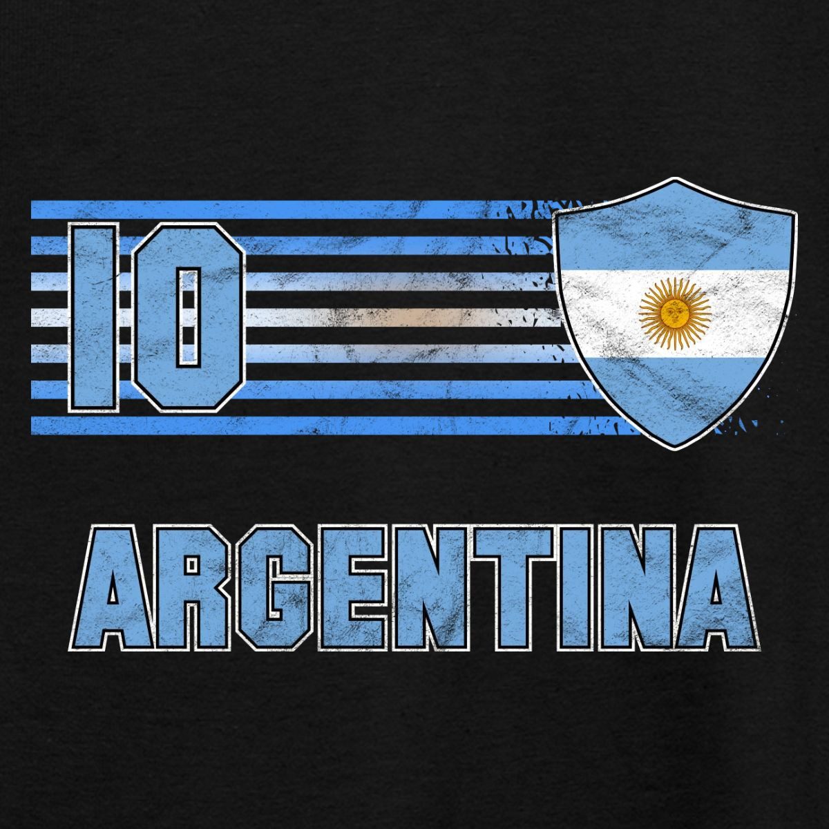 Spreadshirt T-Shirt Argentinien Flagge, Argentinien Wappen Kinder T-Shirt (1-tlg)