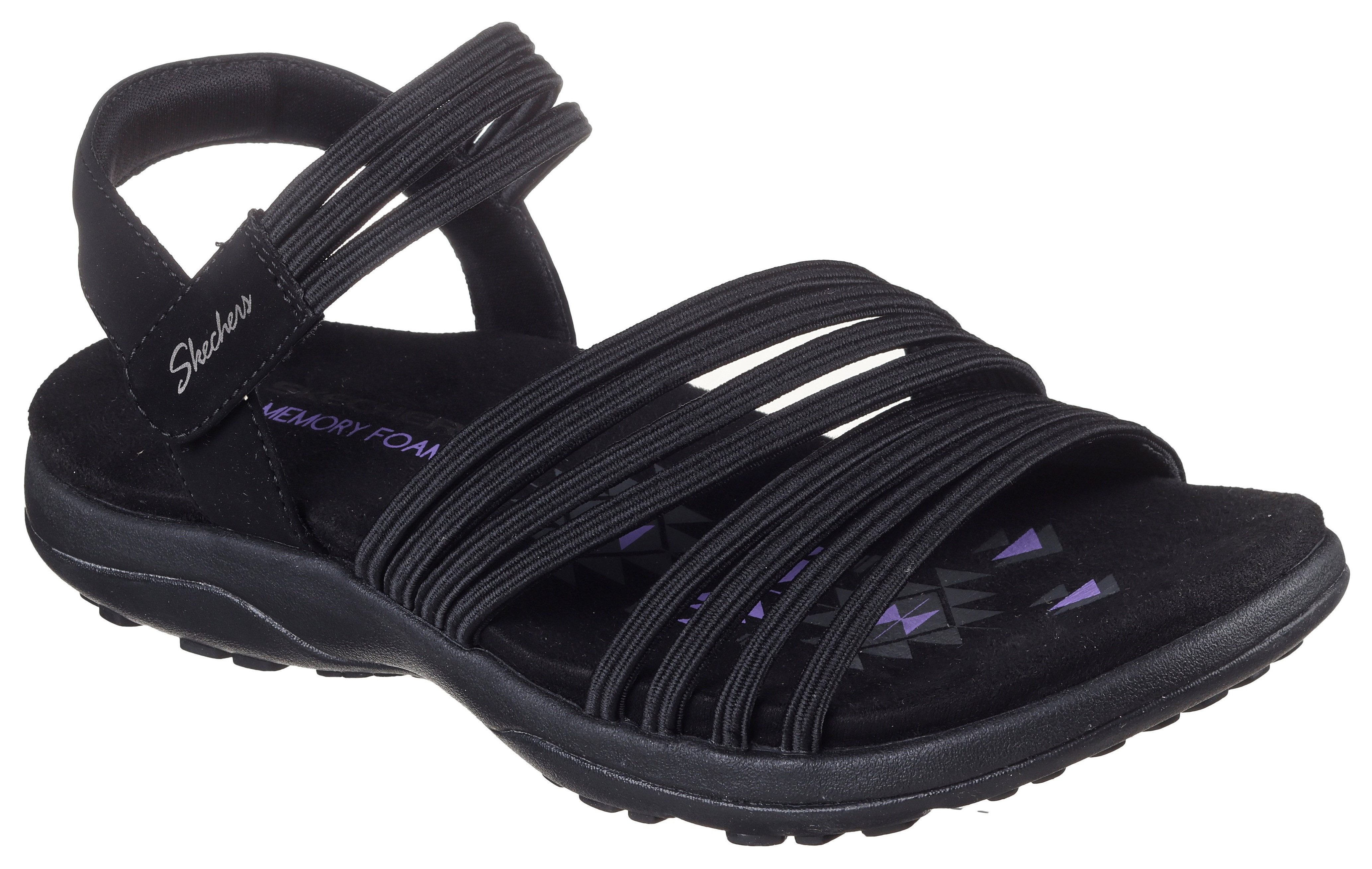 Skechers REGGAE SLIM Sandale, Sommerschuh, Trekking Sandale mit praktischem günstig online kaufen