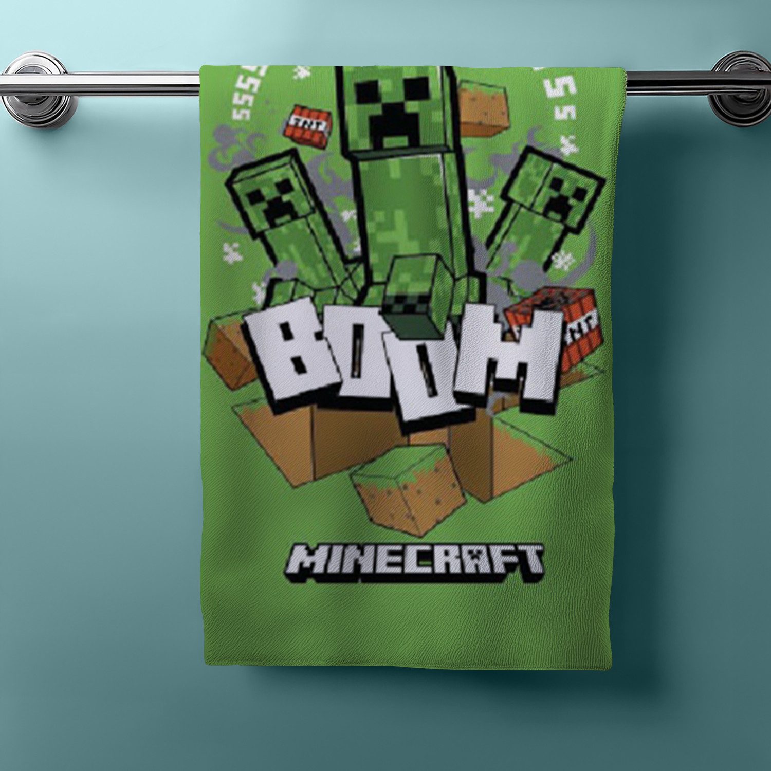 Carbotex Handtücher Minecraft Duschtuch Badetuch Strandtuch günstig online kaufen