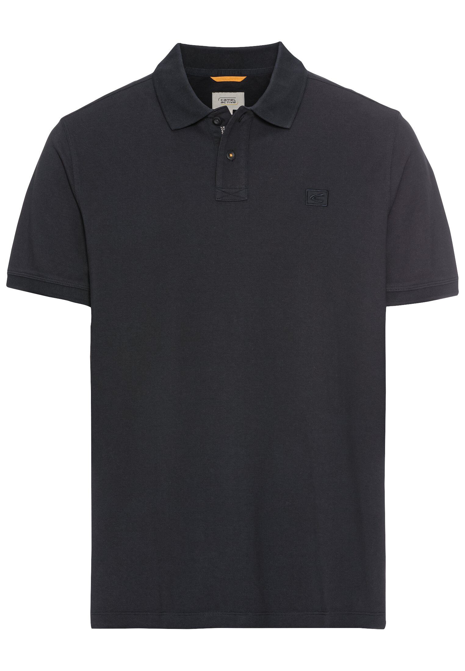 camel active Poloshirt mit Logo-Stickerei