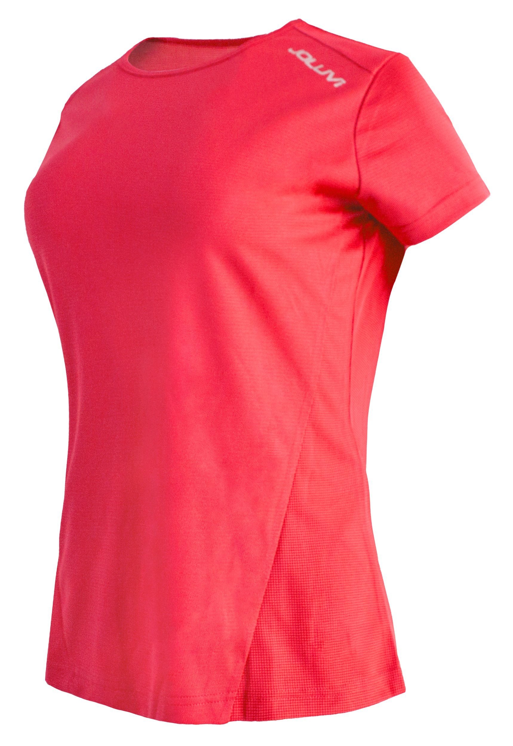 Joluvi Funktionsshirt Runplex für Damen, schnelltrocknend Coral/Neon