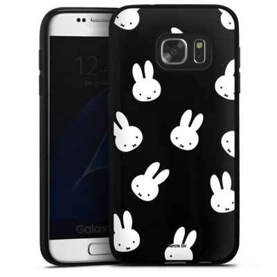 DeinDesign Handyhülle Miffy Muster transparent Miffy Pattern Transparent, Samsung Galaxy S7 Silikon Hülle Bumper Case Handy Schutzhülle