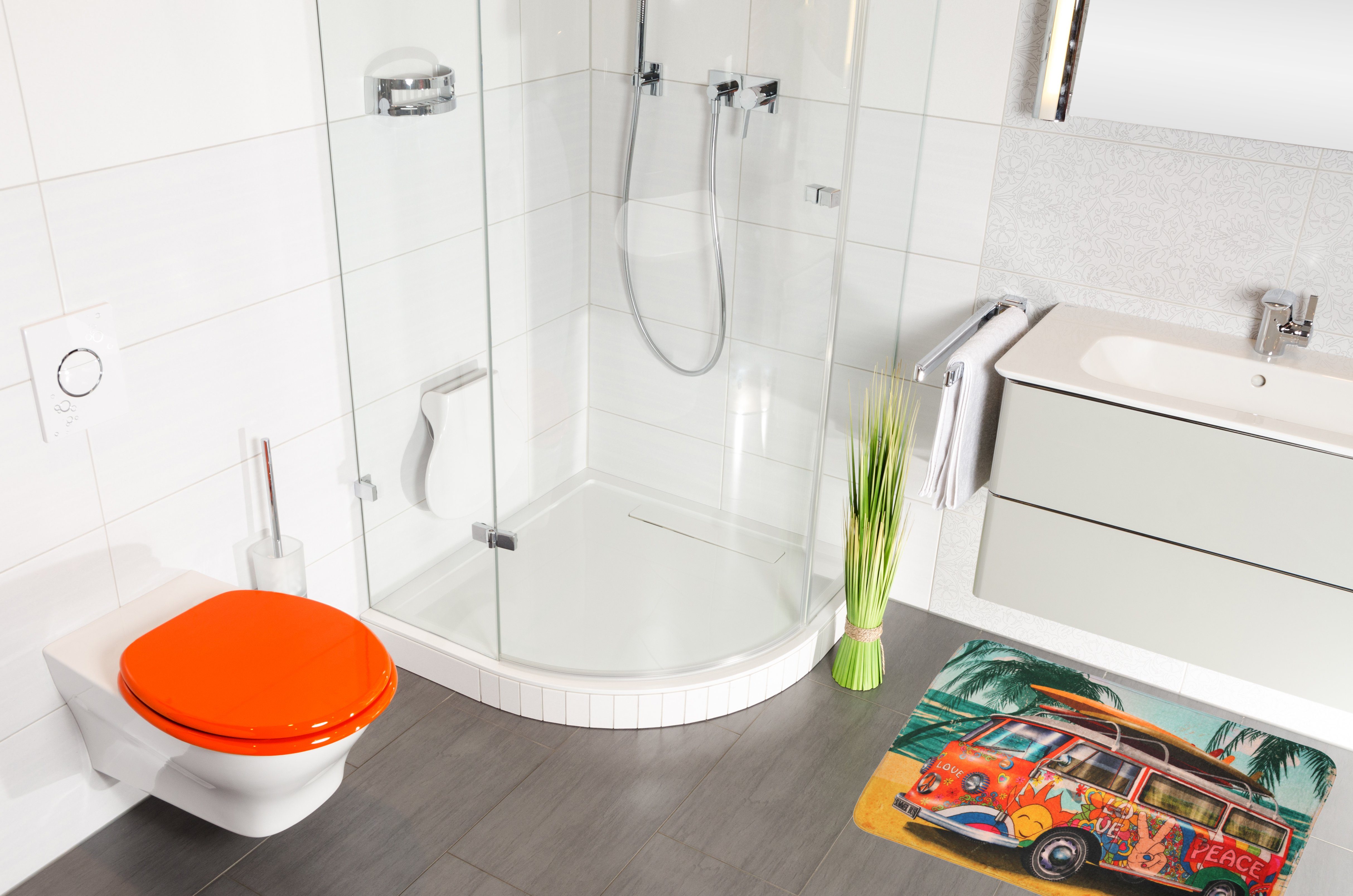 Sanilo Badematte Summer Bus, 50 x 80 cm, sehr weich, rutschfest, waschbar u günstig online kaufen