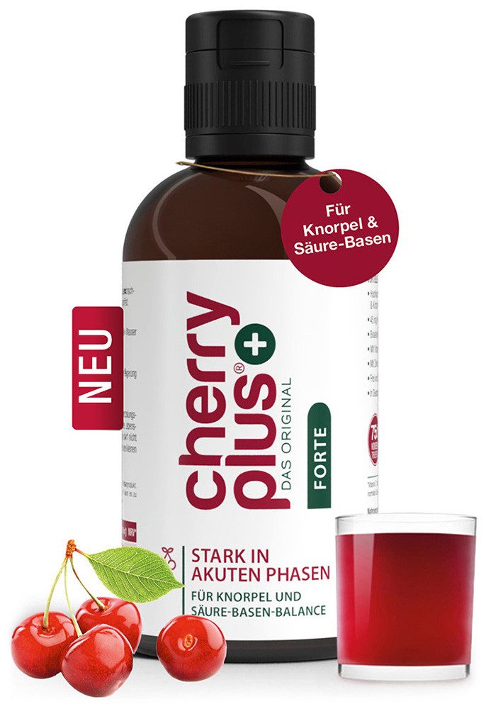 Cellavent Healthcare Sauerkirschkonzentrat mit Vitamin C und Zink - Cherry PLUS Forte Konzentrat