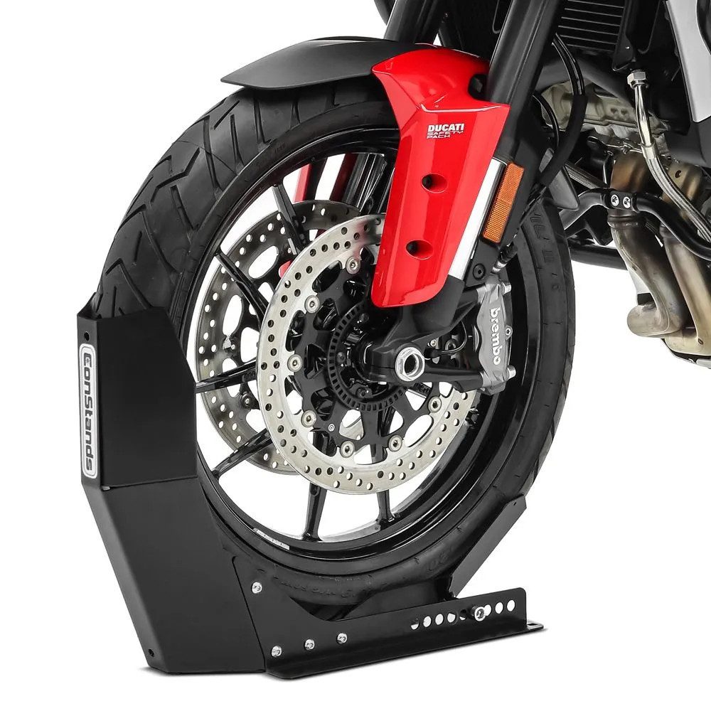 Motorradanhänger Transportständer Motorradwippe Radklemme ConStands Easy-Fix