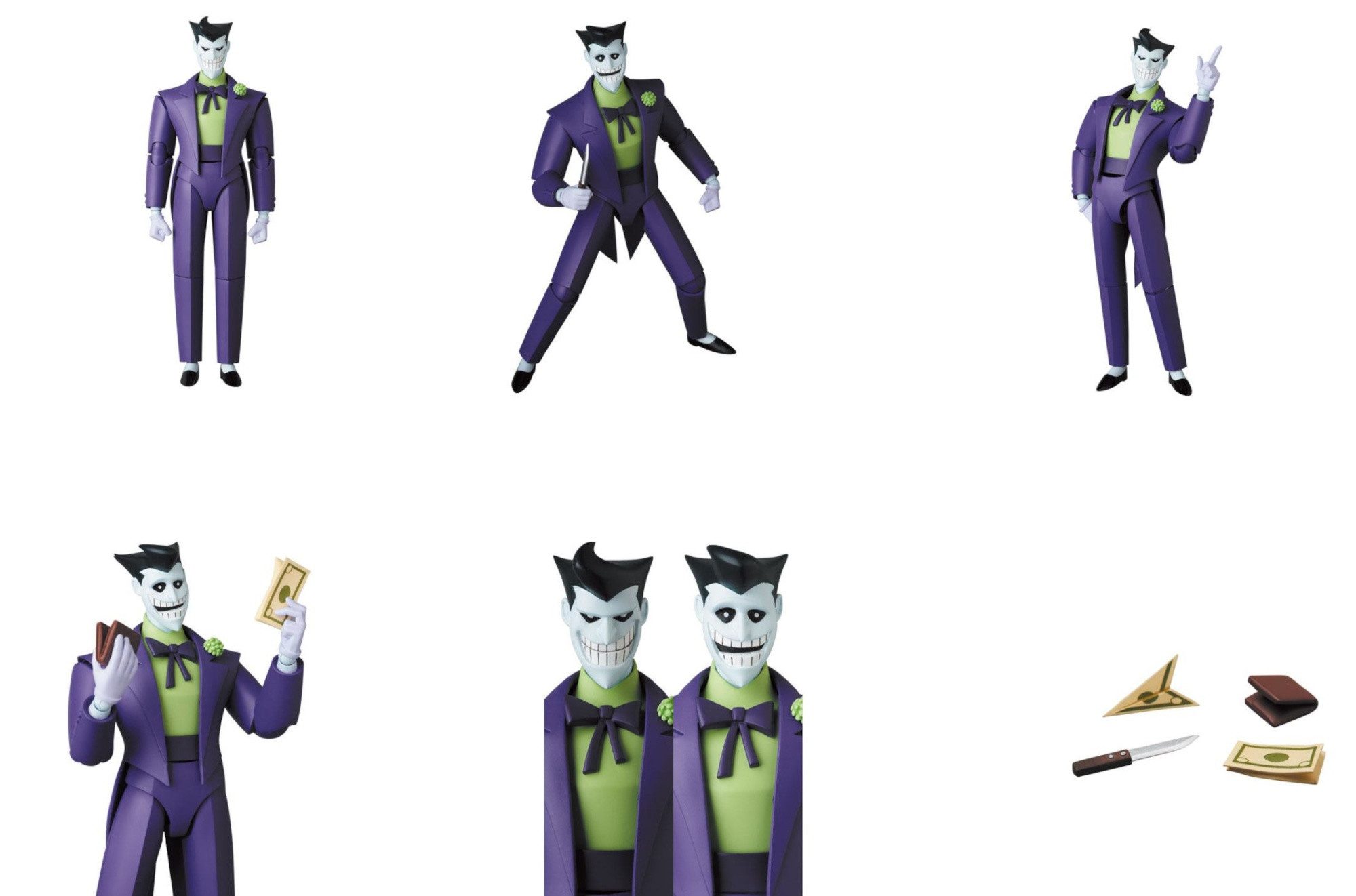 Medicom Actionfigur The New Batman Adventures MAFEX The Joker 16 cm Actionfigur