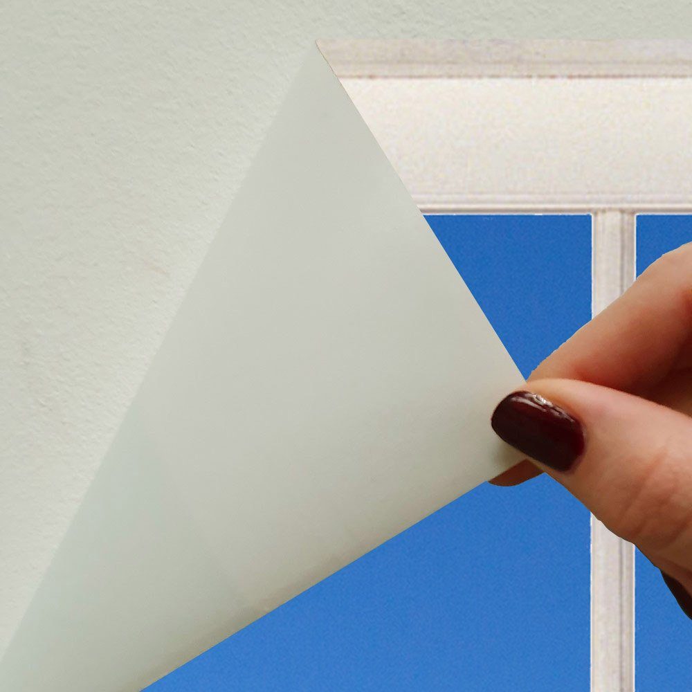 WallSpirit Wandsticker Terrassentür mit Ausblick" 120 x 200 cm - Wandtattoo (Einzelaufkleber, Montagefertig), Selbstklebend, hohe Klebkraft, rückstandslos abziehbar