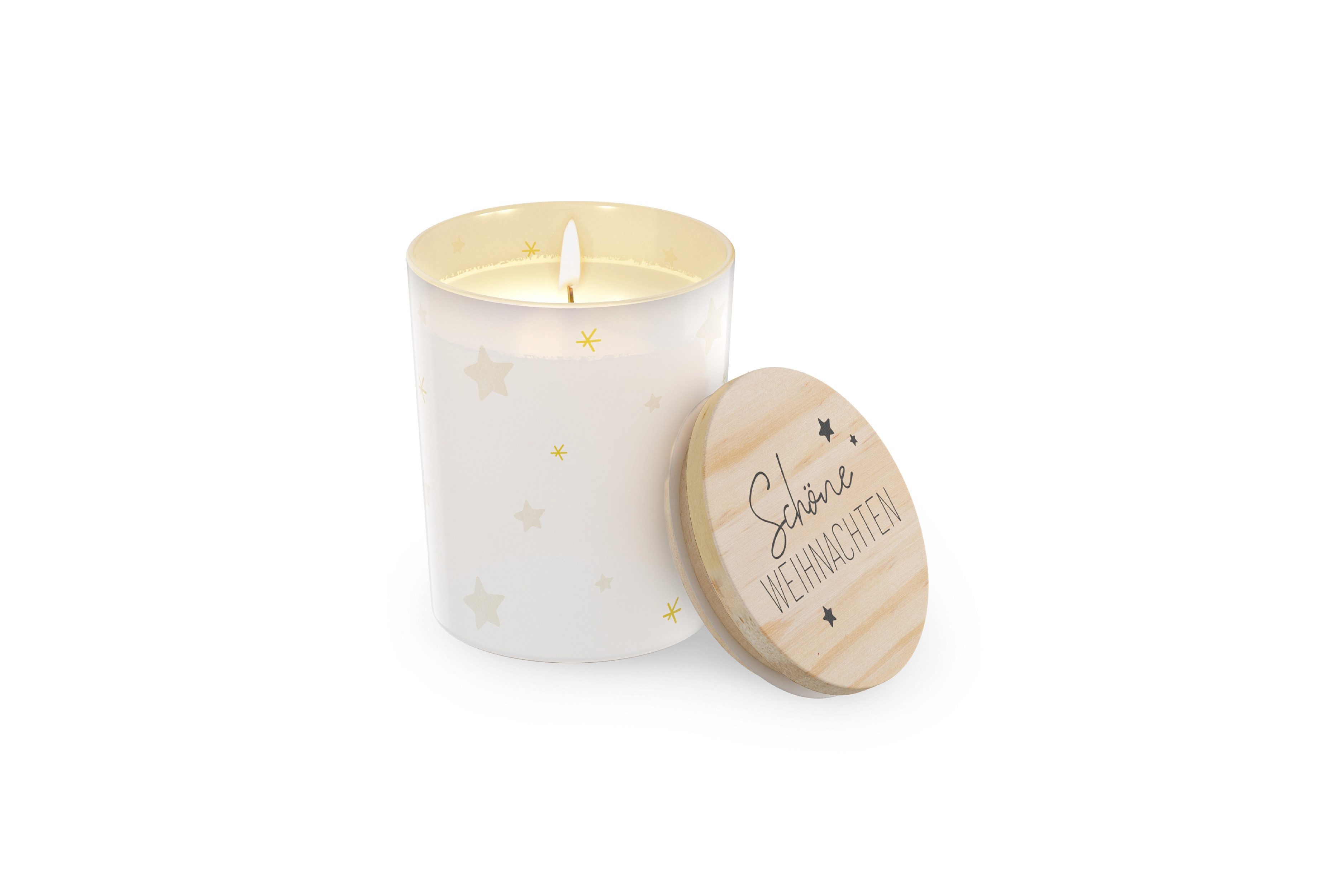 La Vida Duftkerze Kerze Duftkerze Glas +Deckel Vanille Geschenk Weihnachten günstig online kaufen