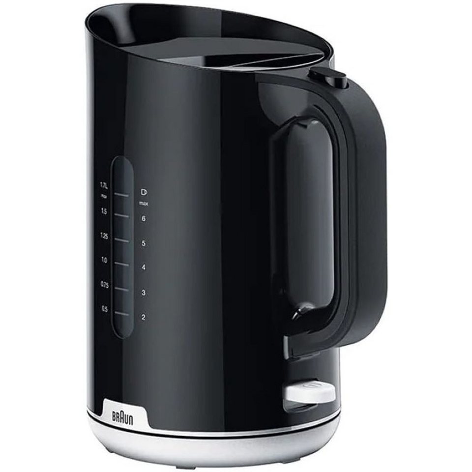 W, Wasserkocher Wasserkocher 4-Wege-Sicherheitssystem 1100 Breakfast - 1000 - WK 1,7 Braun 1 l, schwarz,