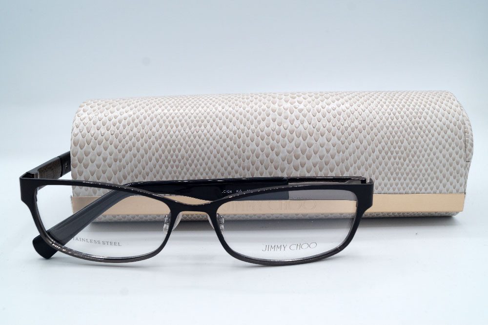 JIMMY CHOO Brillengestell JIMMY CHOO Brillenfassung Brillengestell Eyeglasses Frame JC 124 KI8