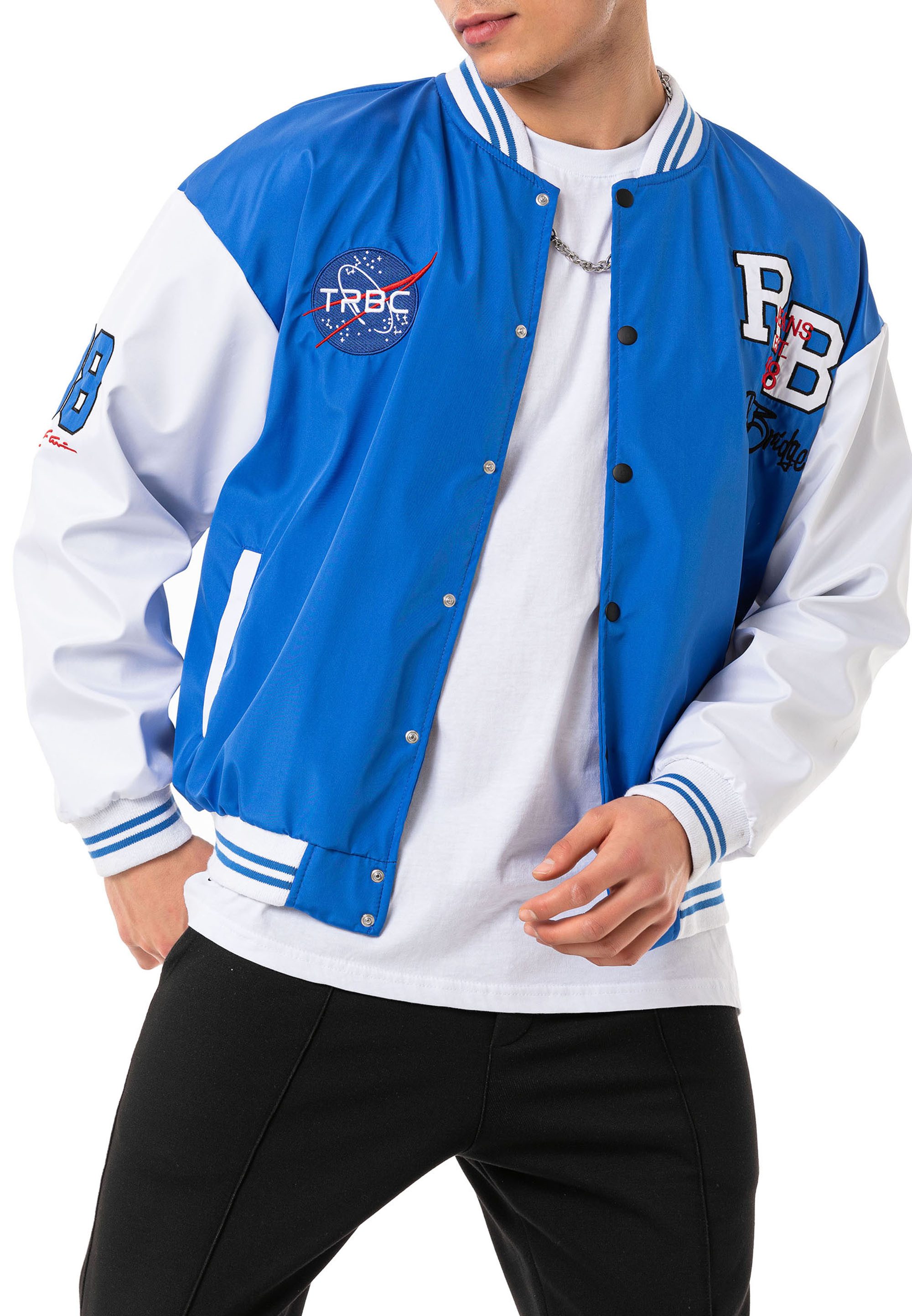 RedBridge Collegejacke im sportlichen Varsity-Look Baseballjacke Lässiger O günstig online kaufen