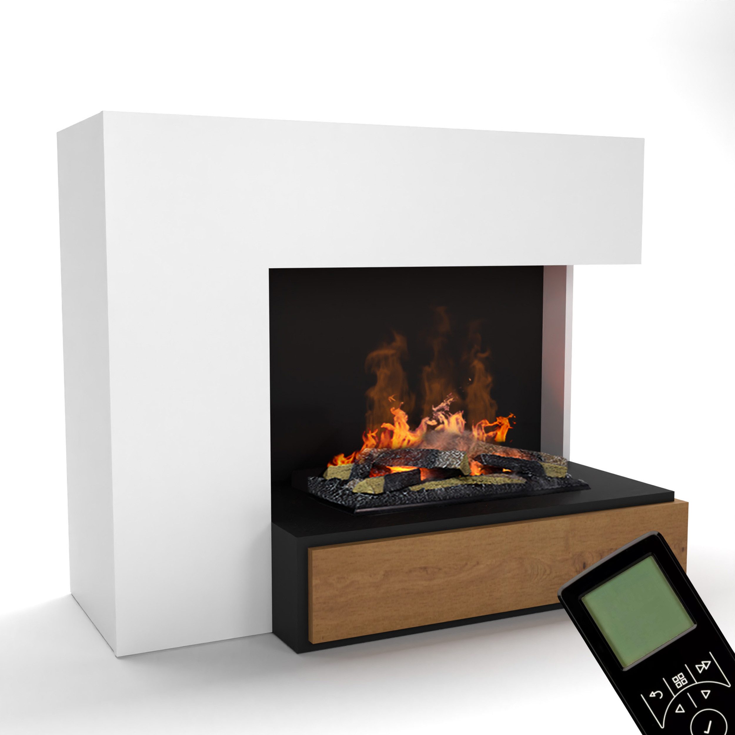 GLOW FIRE Elektrokamin Planck Wasserdampf Kamin, günstig online kaufen