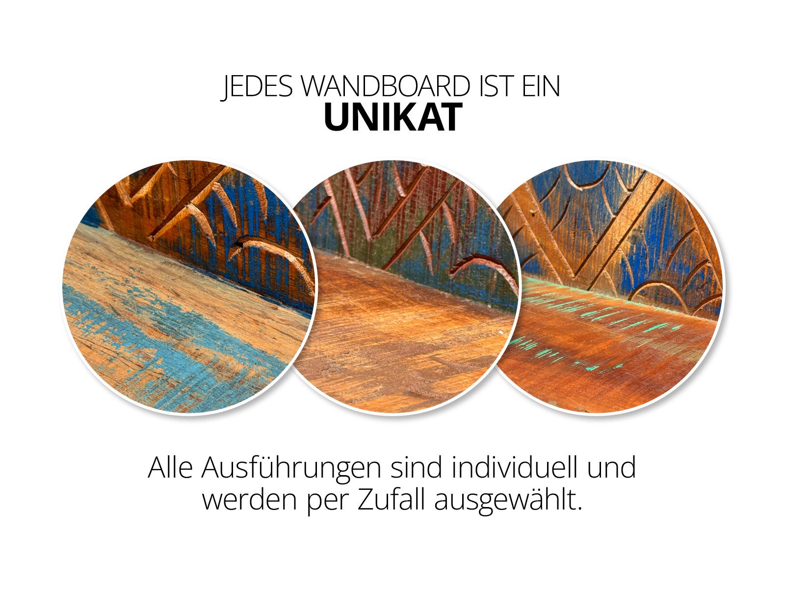massivum Wanddekoobjekt Wandboard Blue Lagoon (1 St)