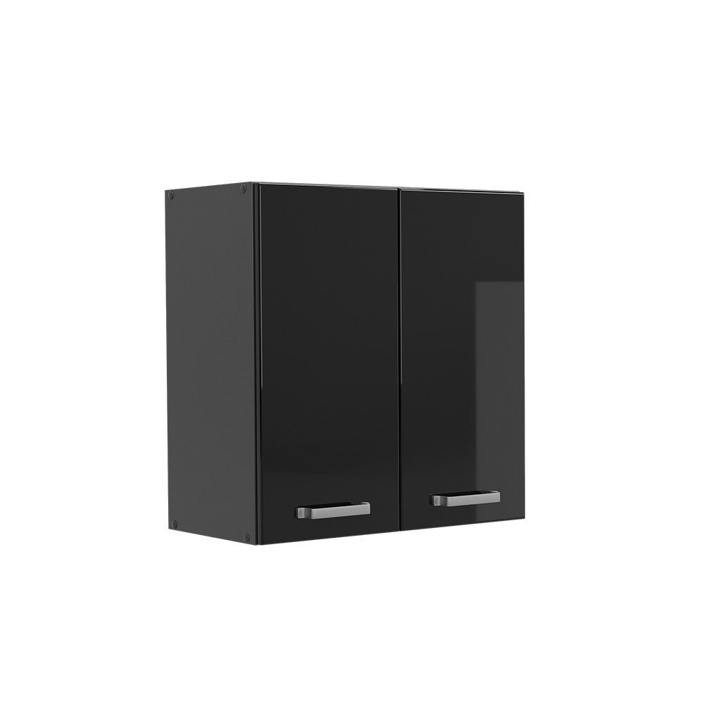 Vicco Hängeschrank R-Line, Schwarz Hochglanz/Anthrazit, 60 günstig online kaufen