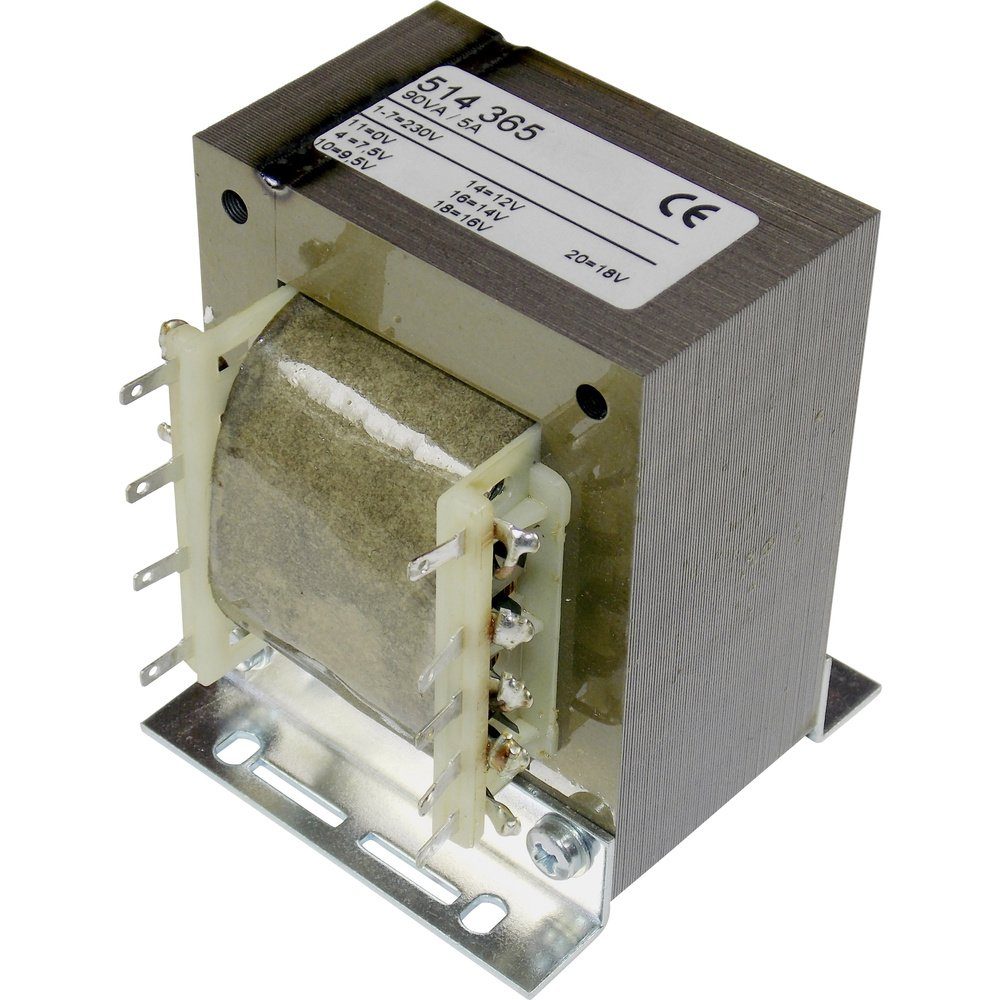 elma TT IZ68 Universal-Netztransformator 1 x 230 V 1 x 7.5 V/AC, 9.5 V Trafo