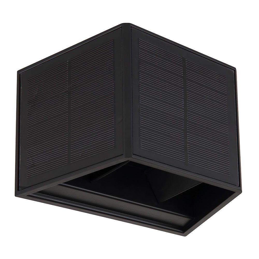 GLOBO LIGHTING LED Außen-Wandleuchte, LED-Leuchtmittel fest verbaut, Warmweiß, Solarlampe Außenwandleuchte LED Wandstrahler