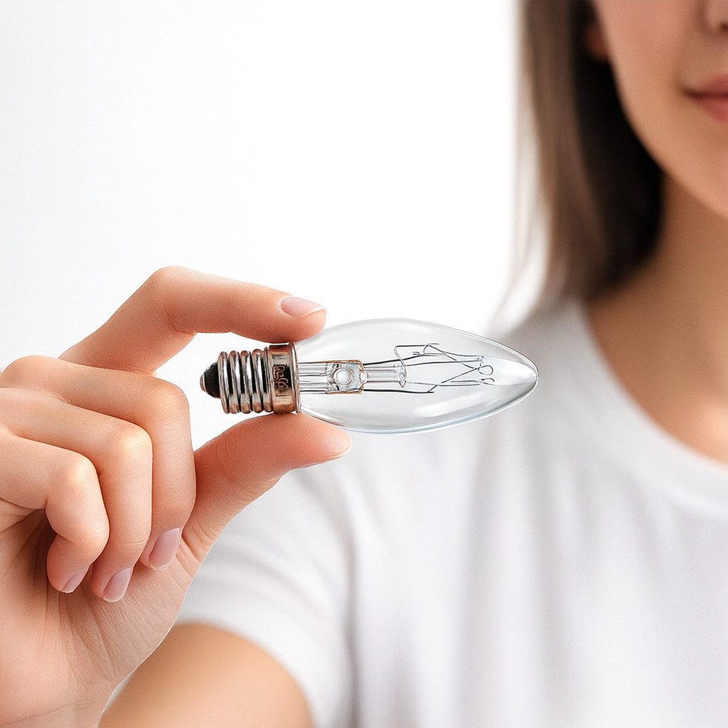 VABIONO Spezialleuchtmittel Ersatzlampe Ersatzbirne Beleuchtung Birne - E14 7W 40lm 230V, E14, 2 St., Neutralweiß, KOSTENLOSER VERSAND