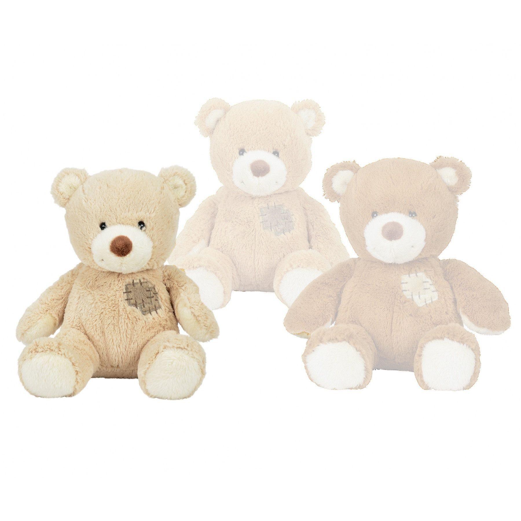 Nicotoy Plüschfigur Plüschbär Kuschelbär 25 cm aus Plüsch für Alltag und Schlafenszeit