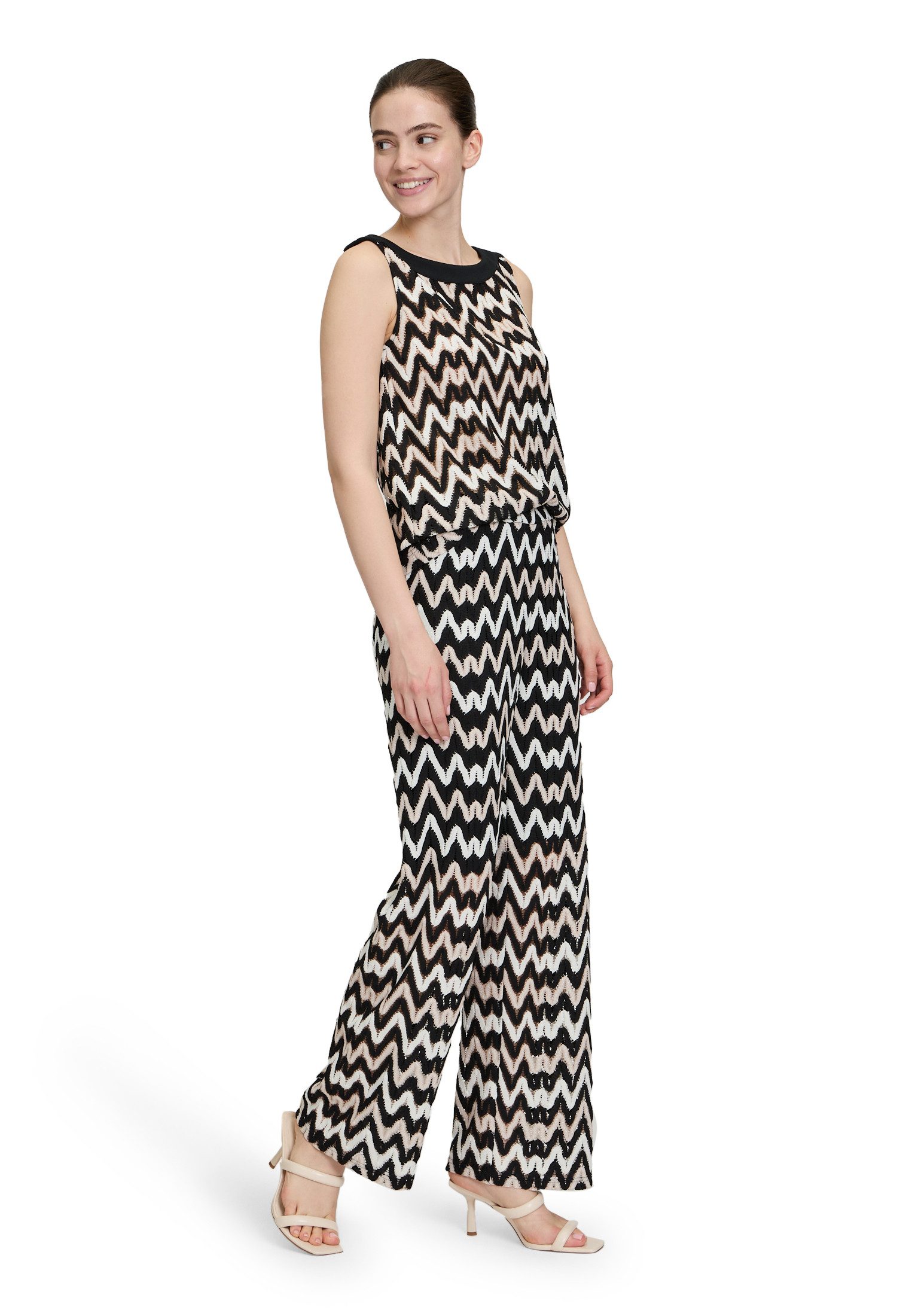 Betty&Co Schlupfhose Damen mit Struktur Material