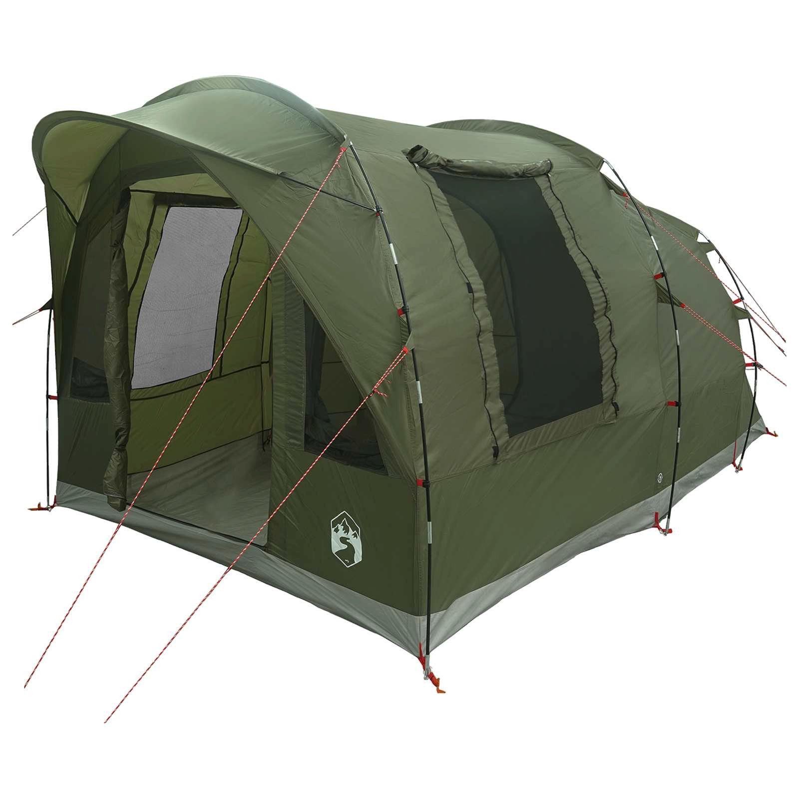 vidaXL Tunnelzelt Tunnelzelt Olive Grün 400 x 260 x 200 cm Polyester und Stahl, (1 tlg)