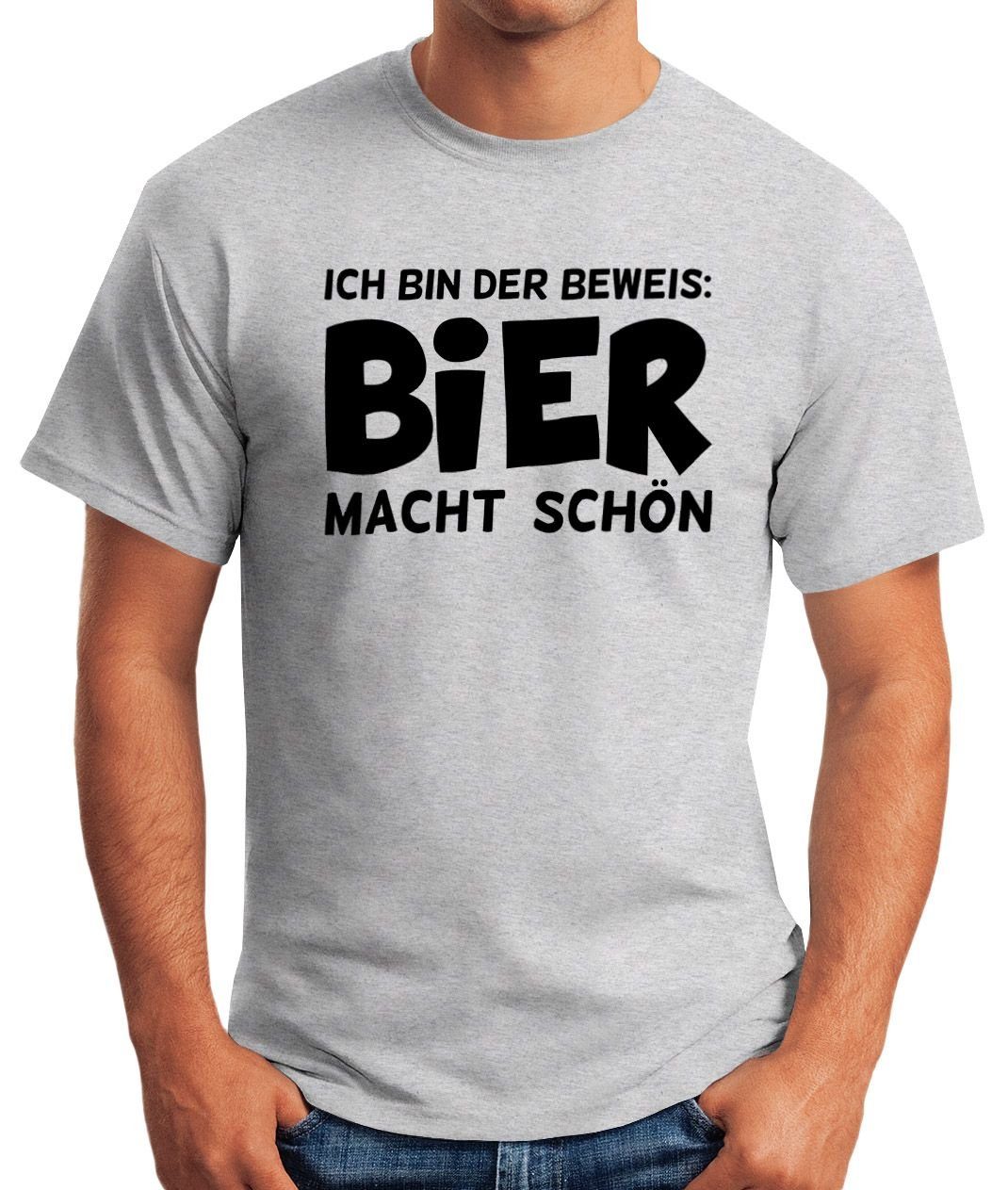 MoonWorks Print-Shirt Ich bin der Beweis günstig online kaufen