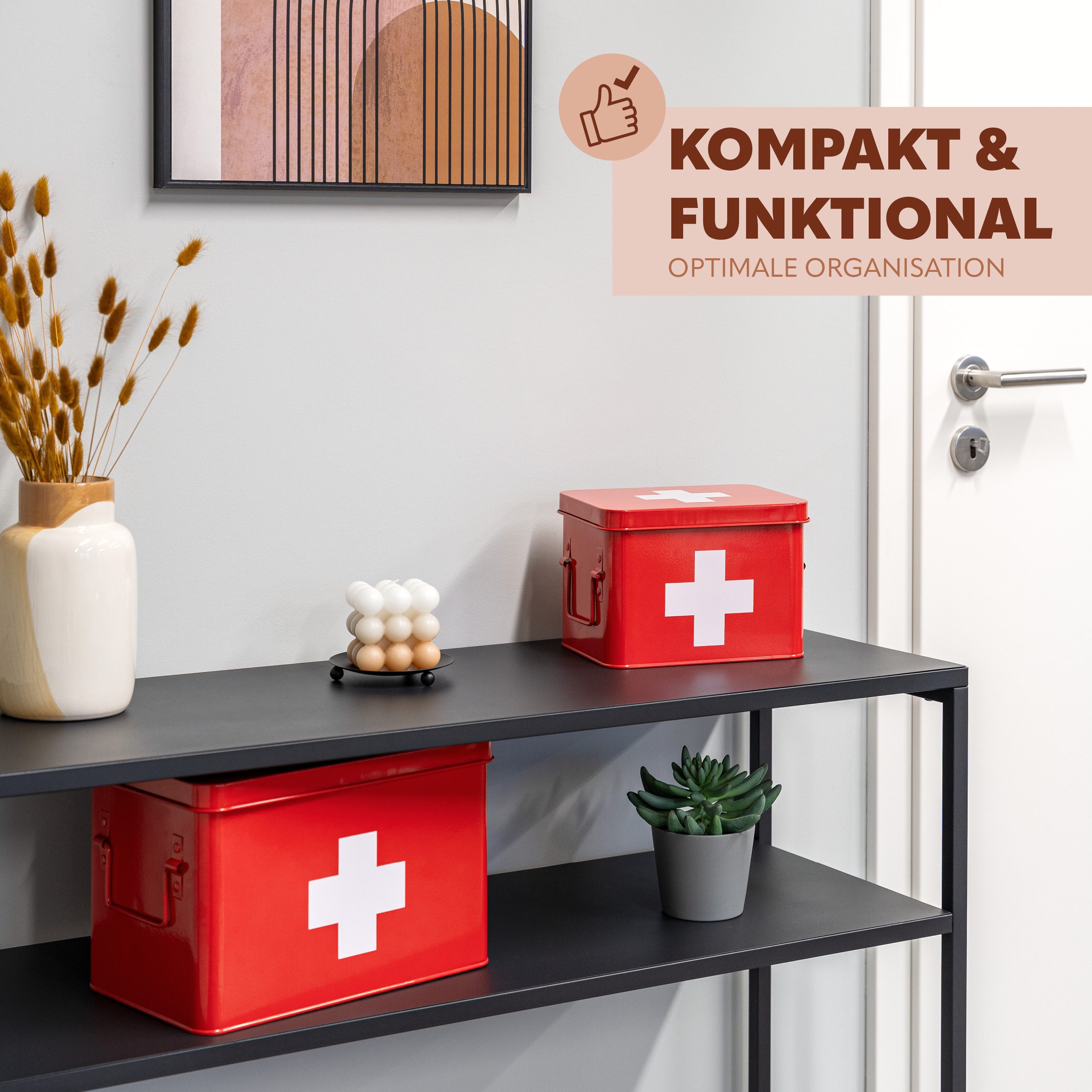 eluno Medizinschrank mit herausnehmbarem Tablett und günstig online kaufen