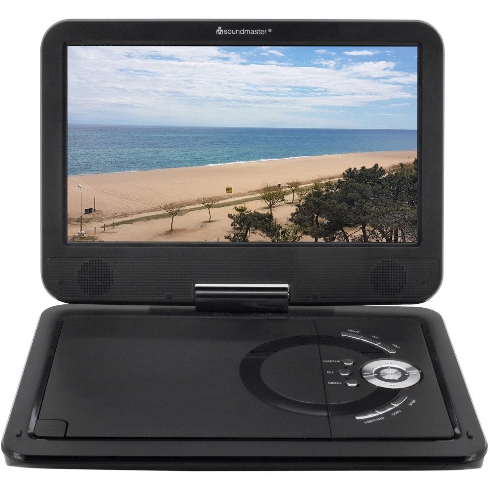 Soundmaster PDB1910SW DVD-Player mit 10,1 Zoll schwarz DVD-Player